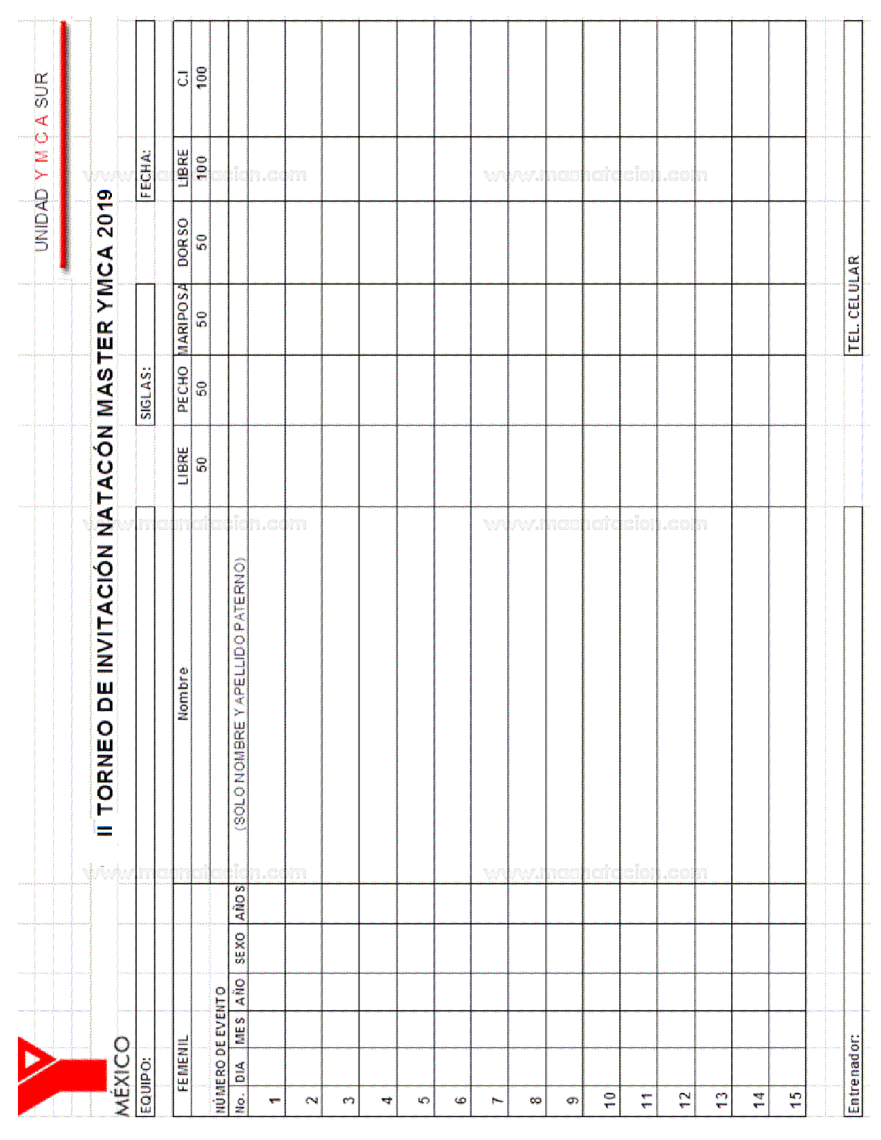 II Torneo de Invitación Natación Master Cierre de Año 2019 - Página 5