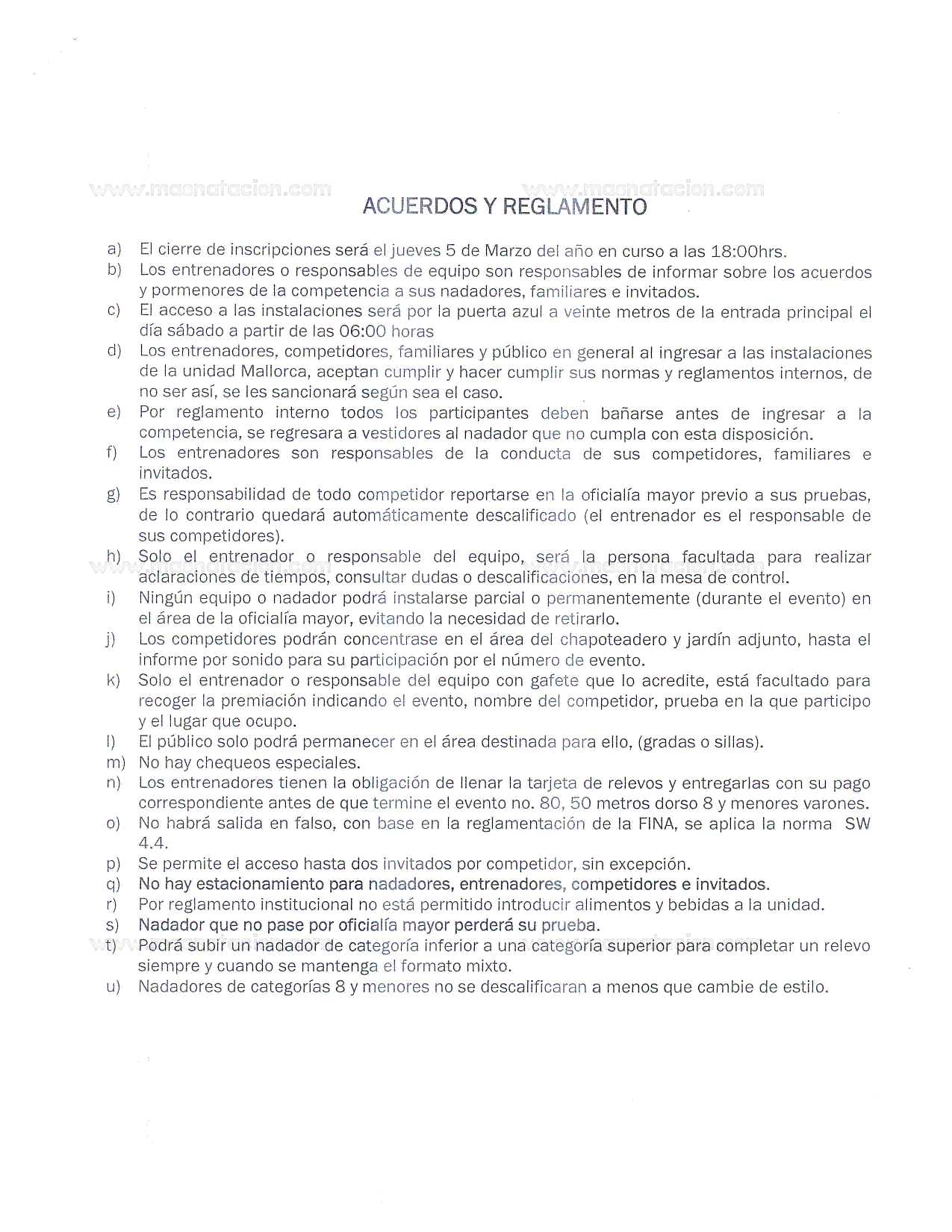 XVI Campeonato Abierto De Natación Ymca Infantil Y Juvenil 2020 - Página 7