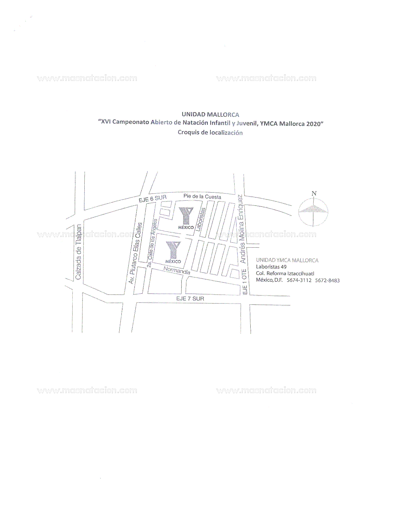 XVI Campeonato Abierto De Natación Ymca Infantil Y Juvenil 2020 - Página 8