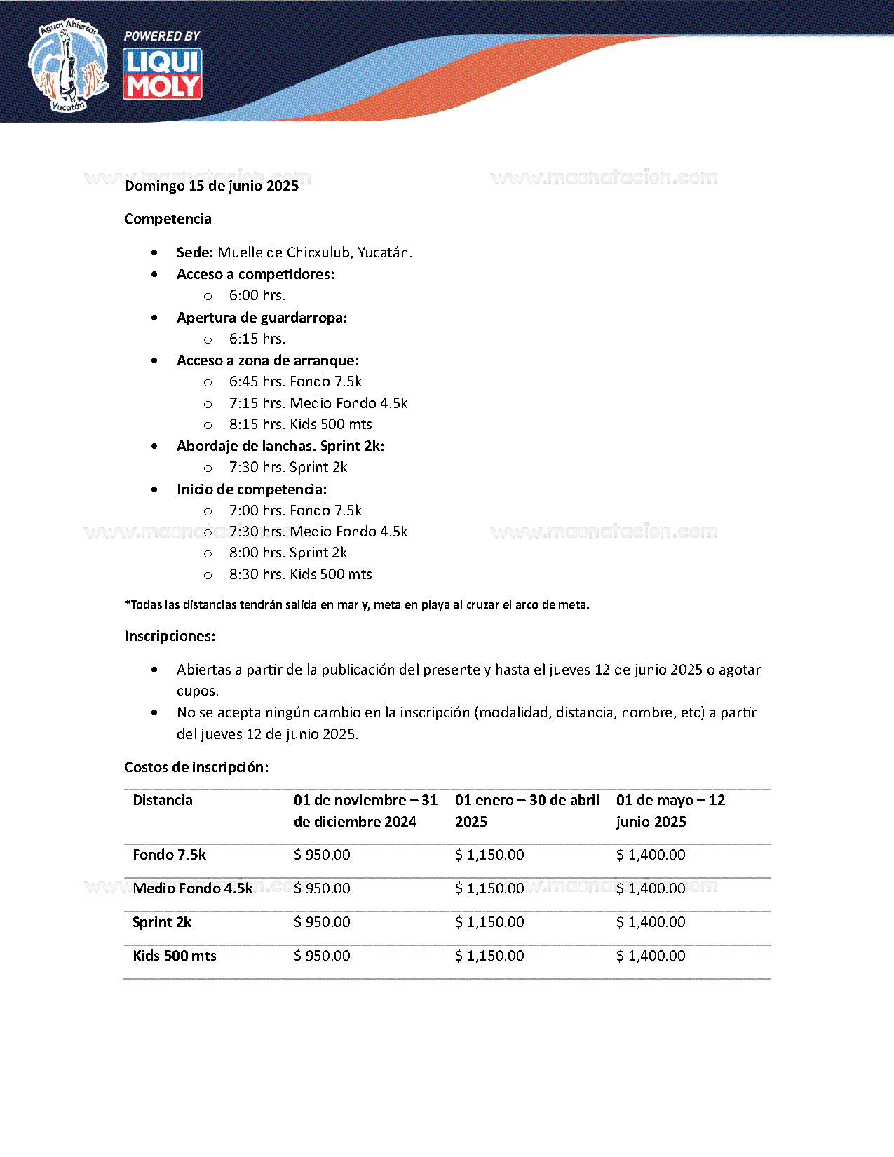 IV Muelle a Muelle Chicxulub – Progreso 2025 - Página 4