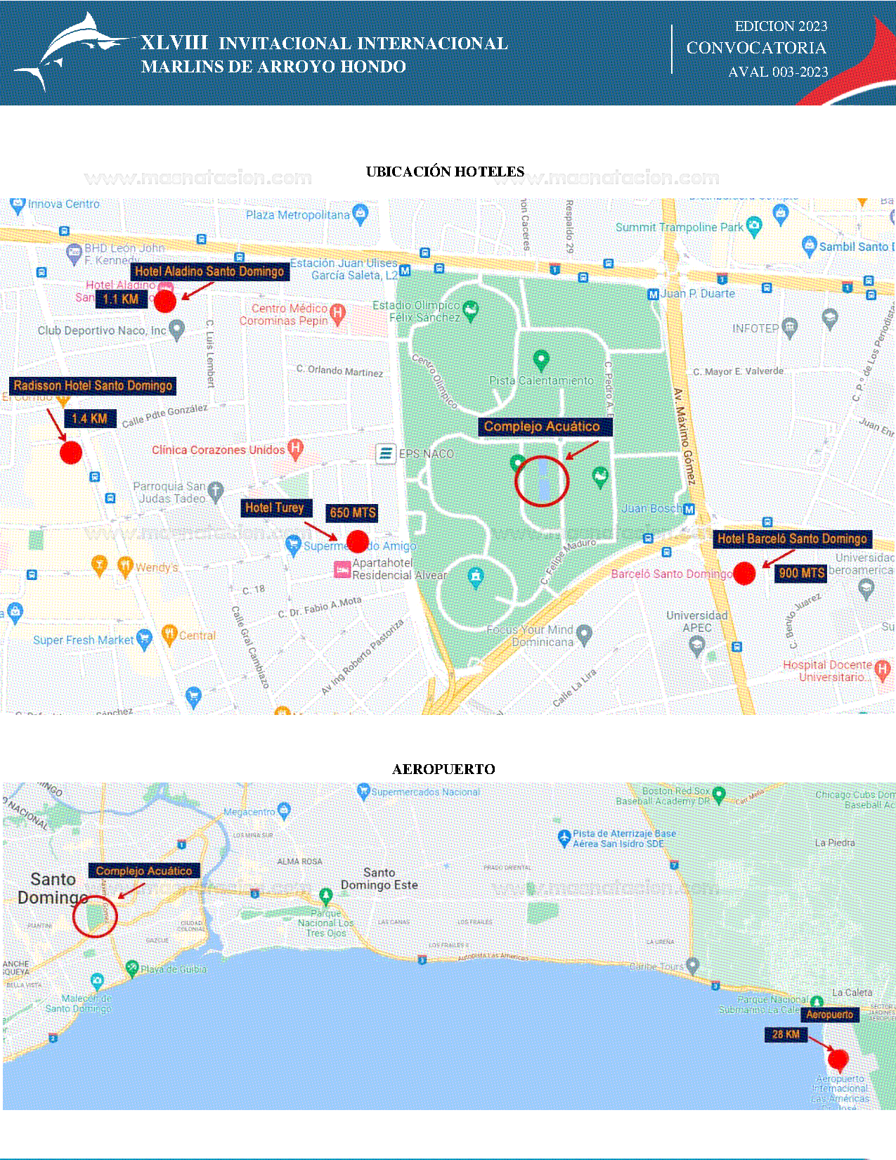 Xvliii  Invitacional Internacional de Natación Marlins de Arroyo Hondo 2023 - Página 10