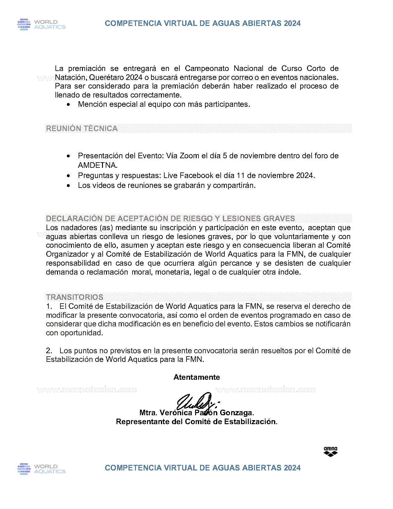 Competencia Virtual de Aguas Abiertas 2024. - Página 4