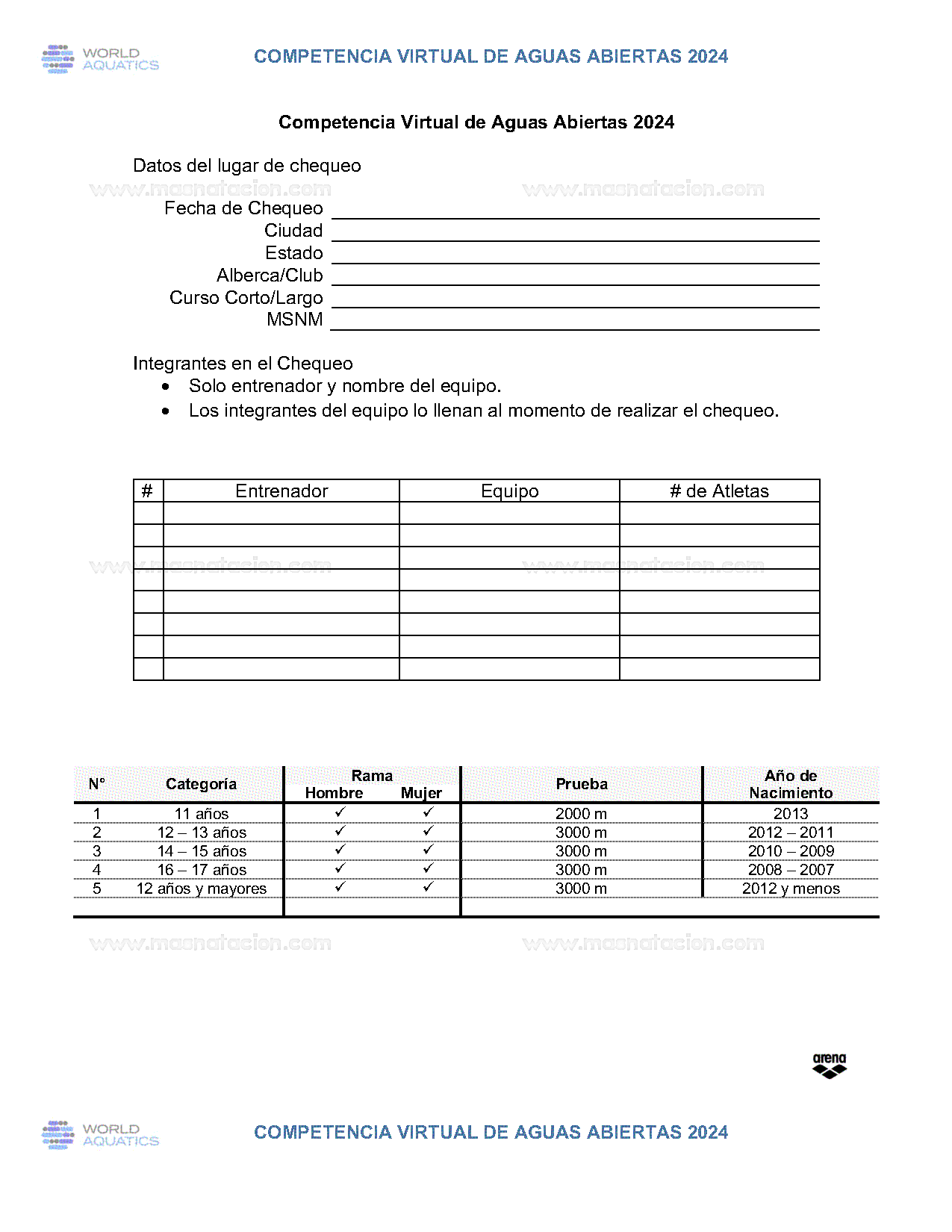 Competencia Virtual de Aguas Abiertas 2024. - Página 5