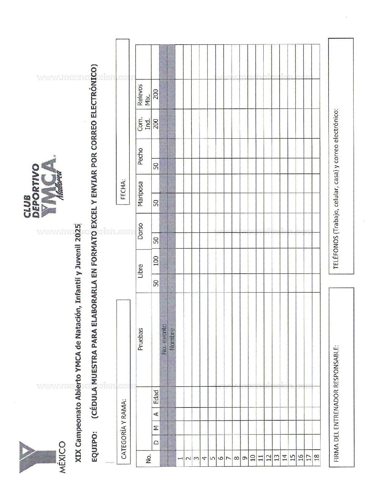 XIX Campeonato Abierto Ymca de Natación Infantil y Juvenil 2025 - Página 6