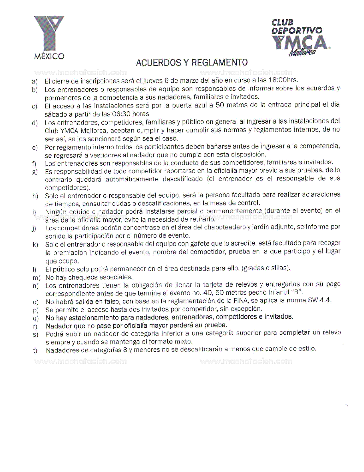 XIX Campeonato Abierto Ymca de Natación Infantil y Juvenil 2025 - Página 7