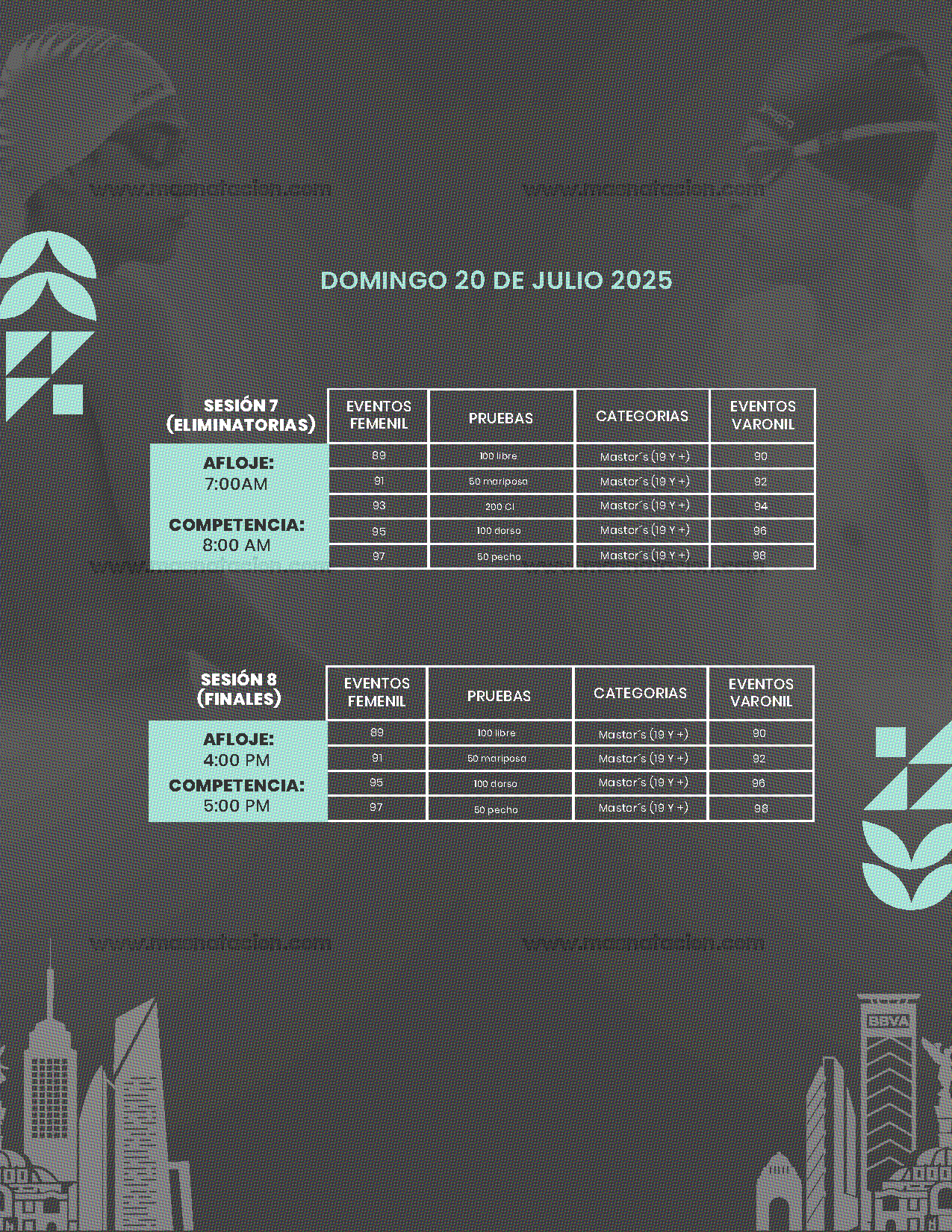 3ra Copa Nacional De Natación Valvidub Cdmx 2025 - Página 9