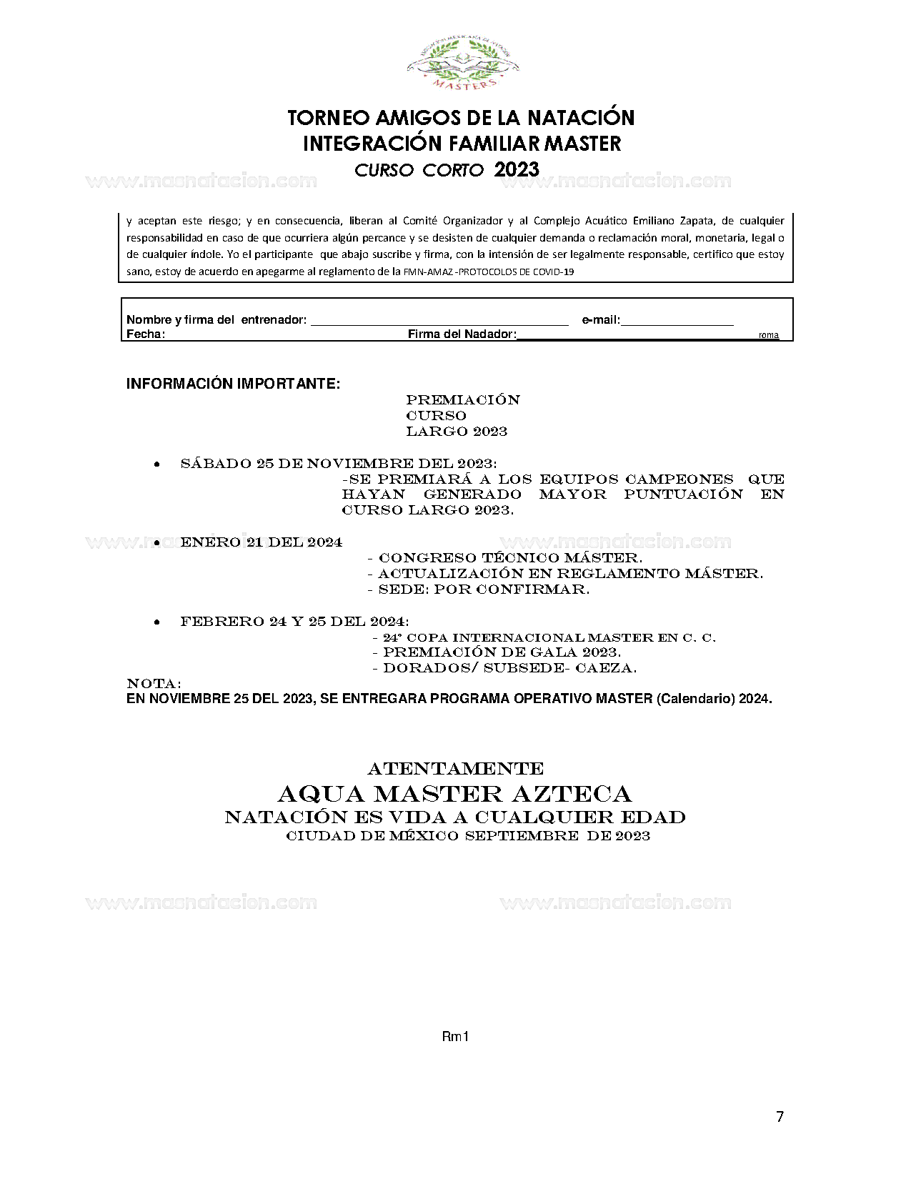 Amigos E Integración Familiar Natacion Master CC - Página 7