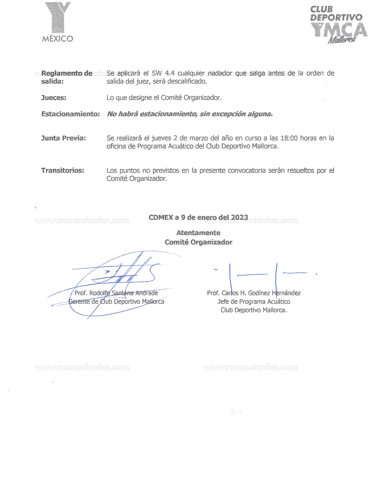 XVII Campeonato Abierto Ymca de Natación, Infantil y Juvenil 2023 - Página 4