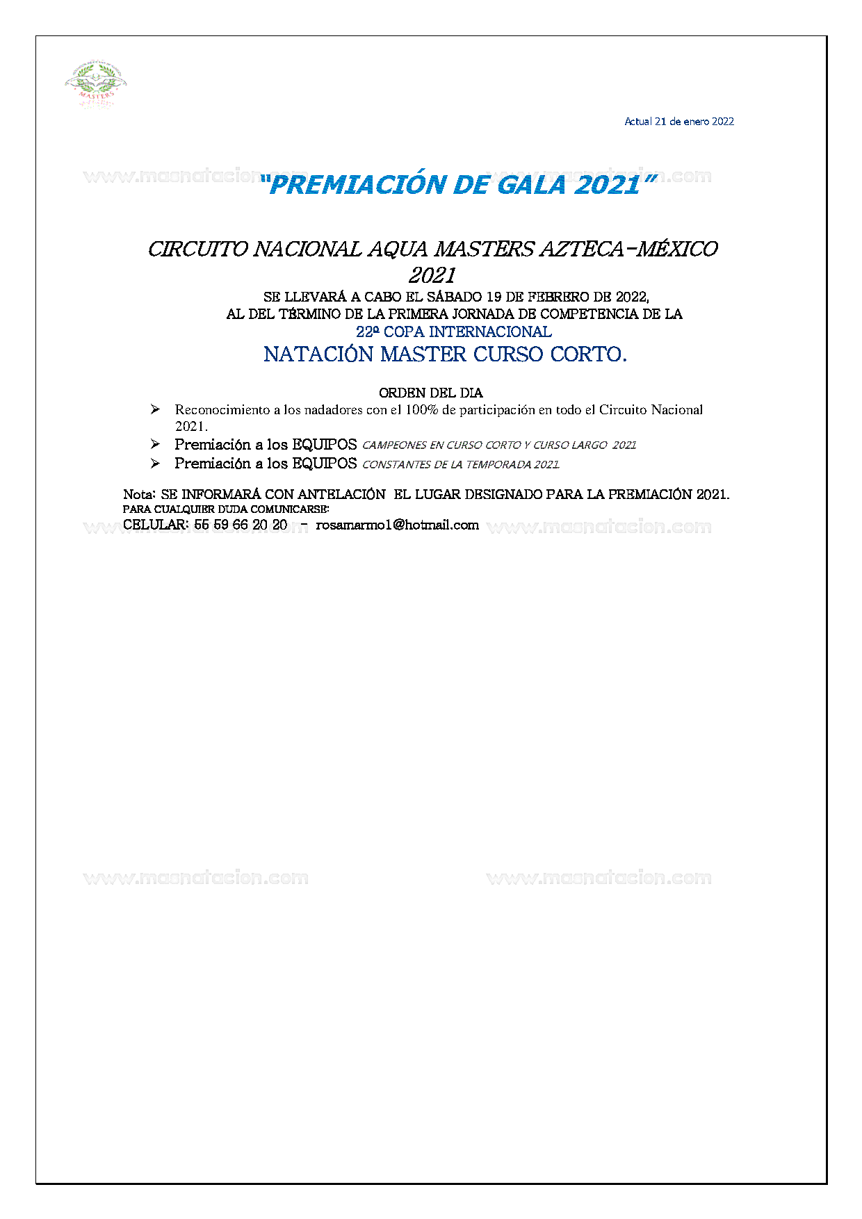 22a Copa Internacional Master Manuel Castellanos García 2022 - Página 6