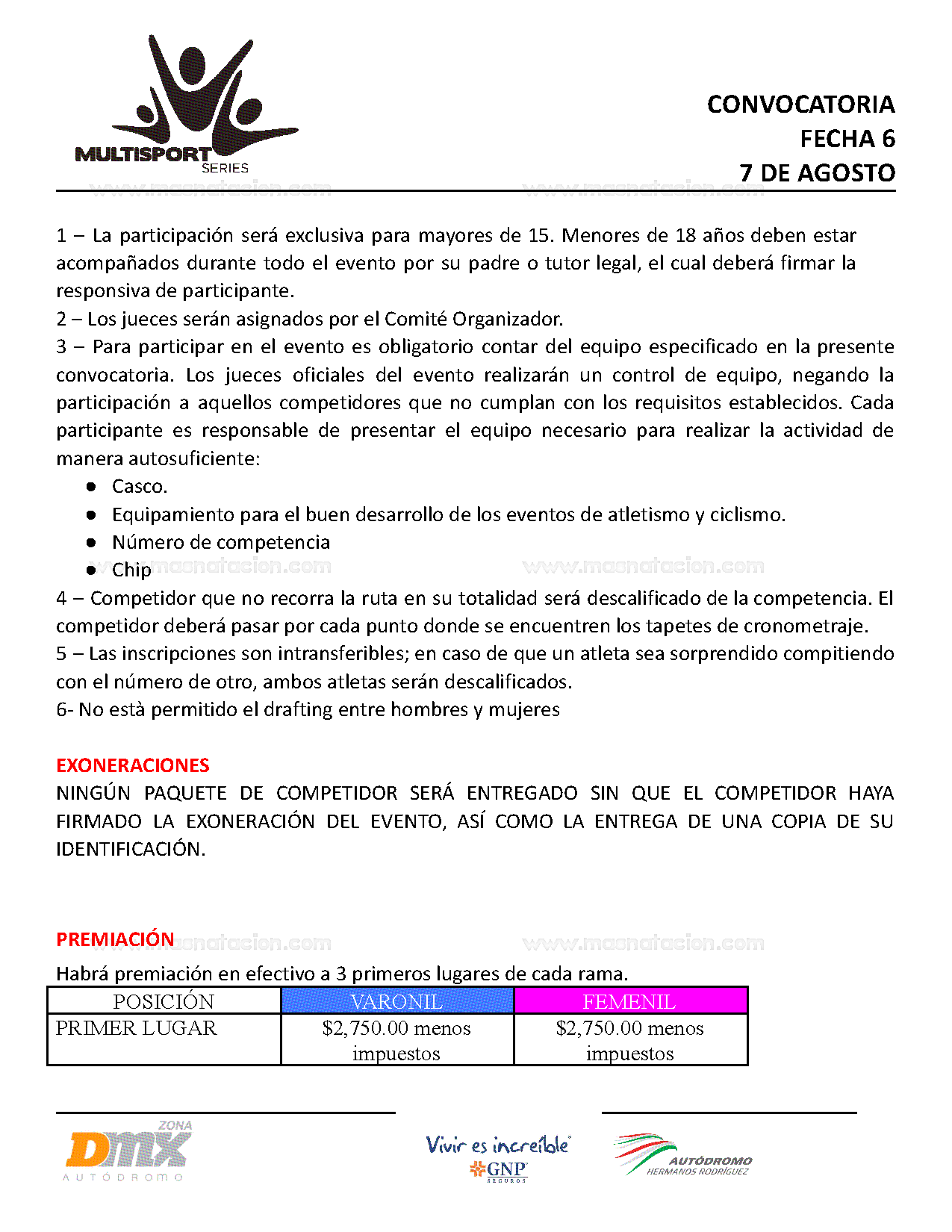 Multisports Series 2022 - Fecha 6 - Página 5