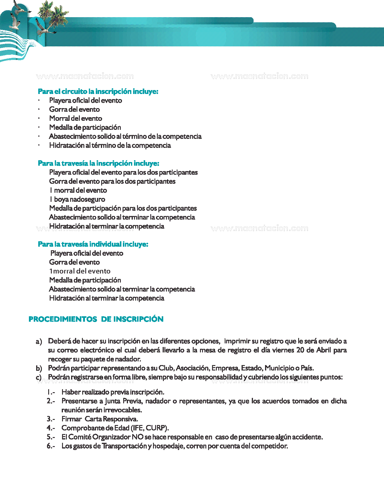 Festival Aguas Abiertas Nado Seguro 2023 - Página 13