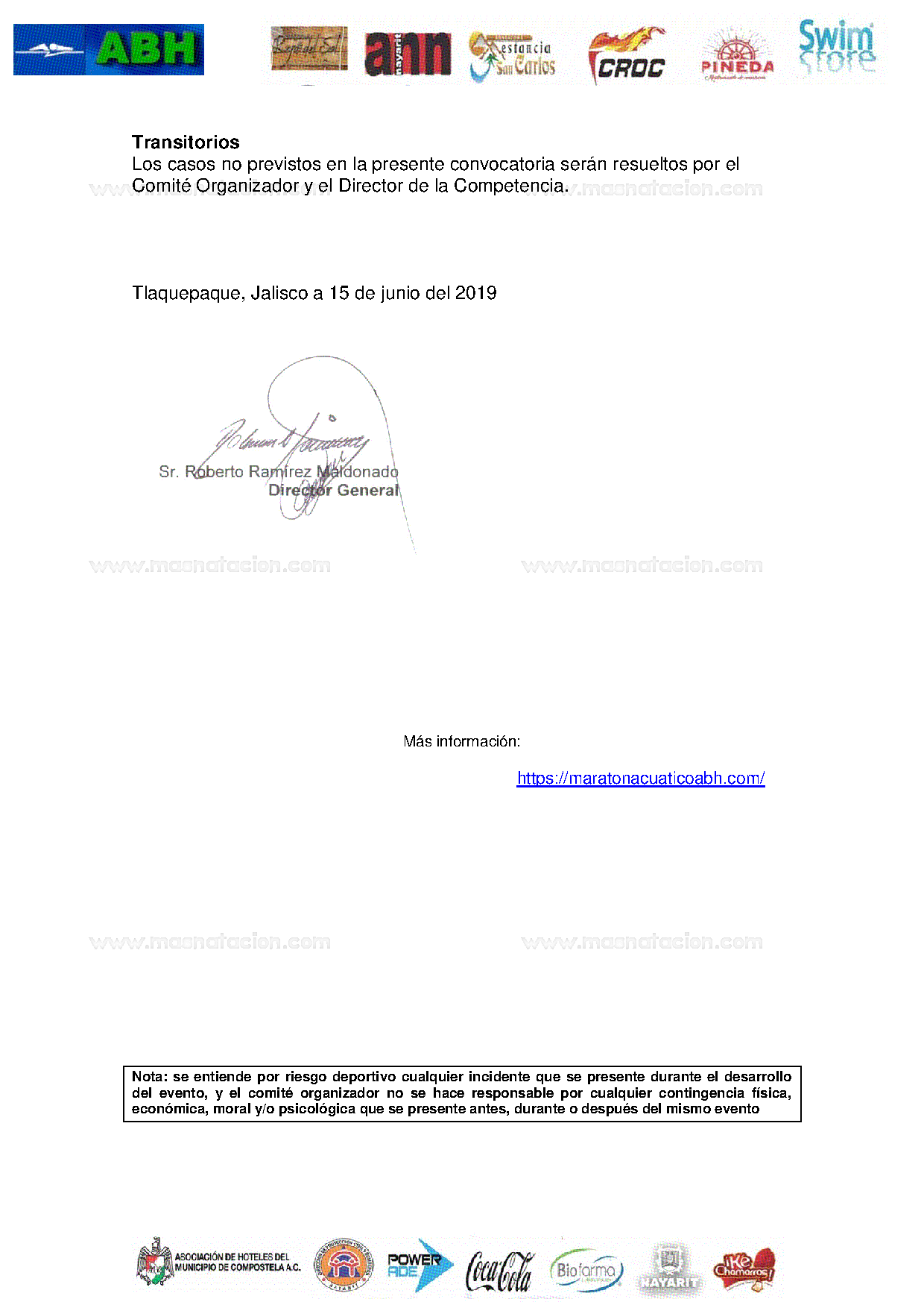 XXVII Maratón Acuático Abh Rincón de Guayabitos 2019 - Página 5