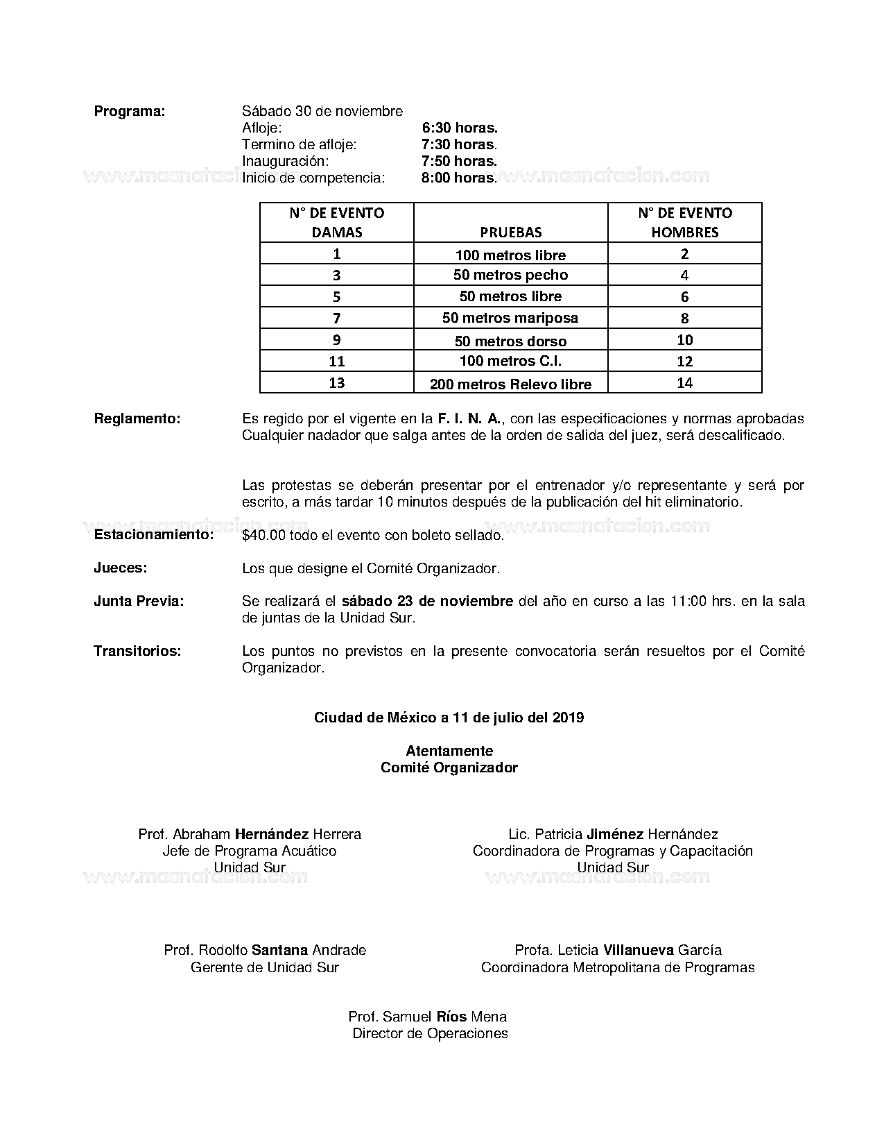 II Torneo de Invitación Natación Master Cierre de Año 2019 - Página 4