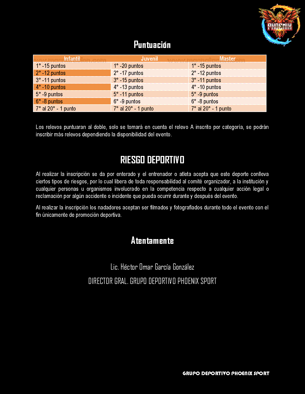 Copa Fénix - Rendirse Jámas - Página 4