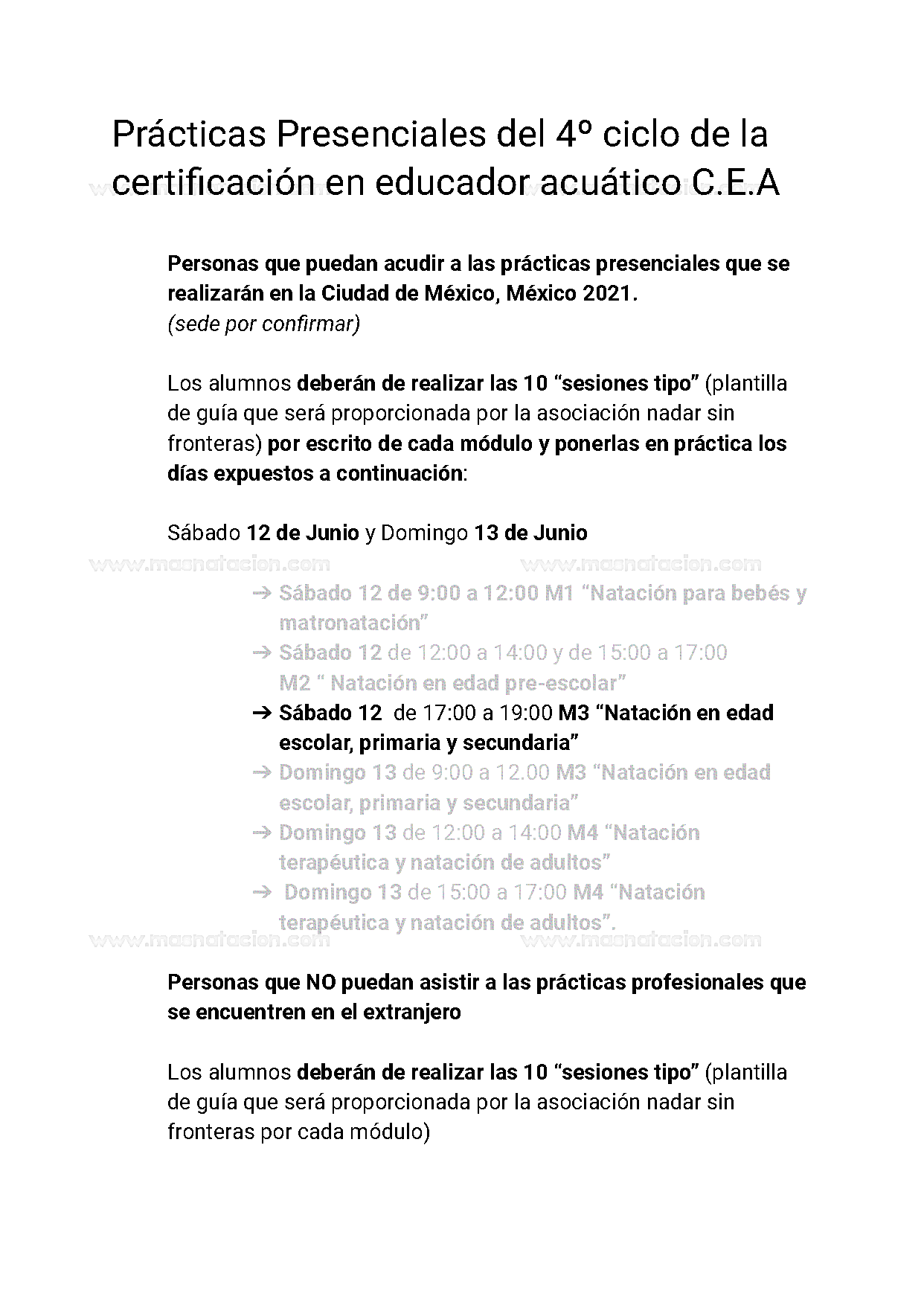 Módulo 3 Natación En Edad Escolar, Primaria y Secundaria (iniciación al Entrenamiento) 2021 - Página 4
