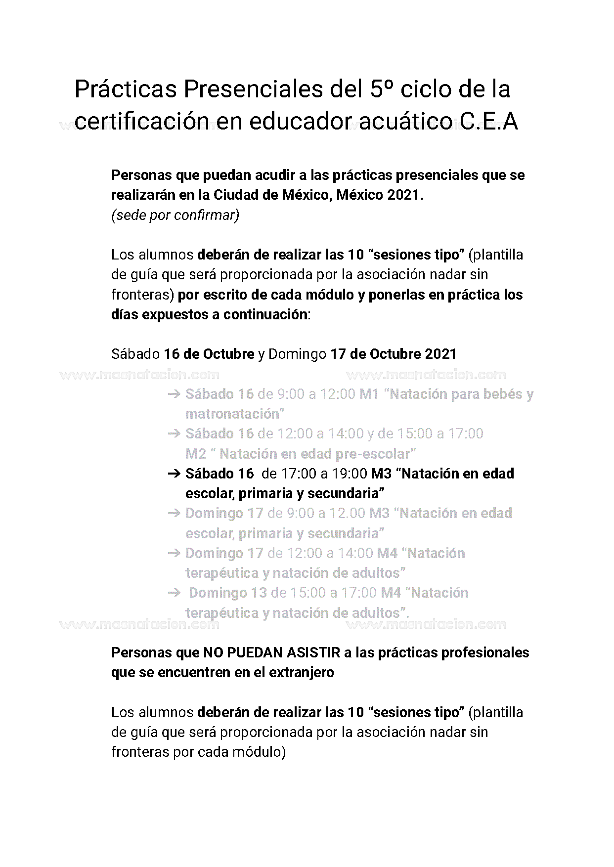 Módulo 3 Natación En Edad Escolar, Primaria y Secundaria (iniciación al Entrenamiento) 2021 - Página 6