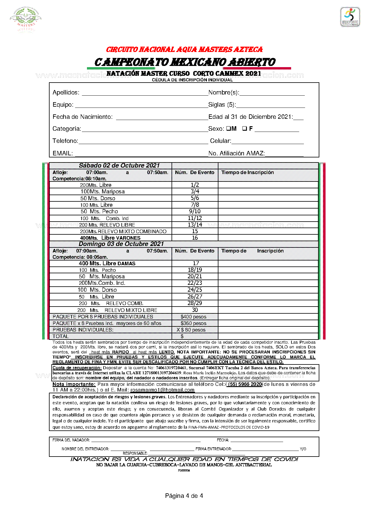 Circuito Nacional Amaz Regreso al Banco de Salida-Reencuentro Master 2021 - Página 4