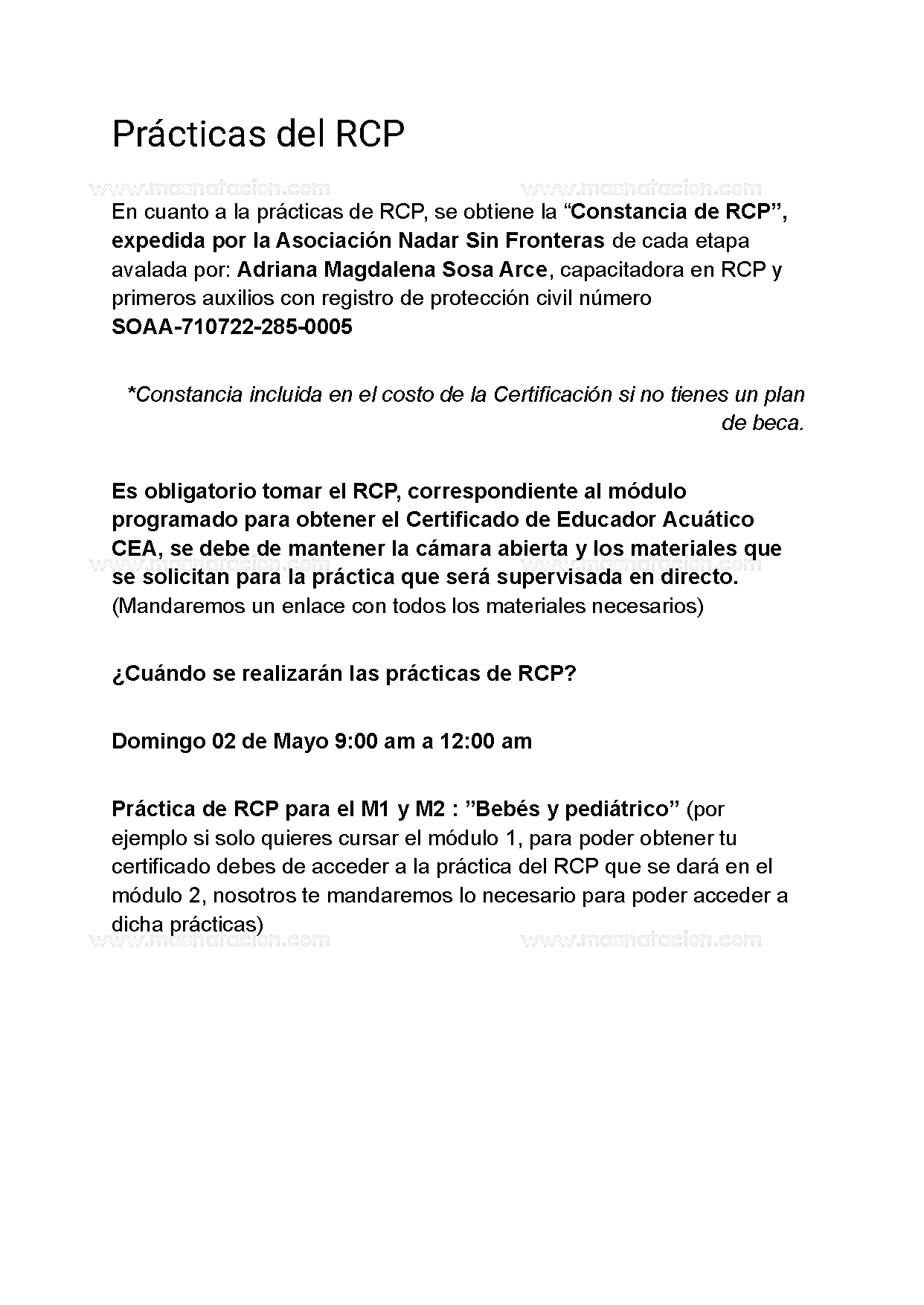 Módulo 2 Natación En Edad Pre-escolar 2021 - Página 12