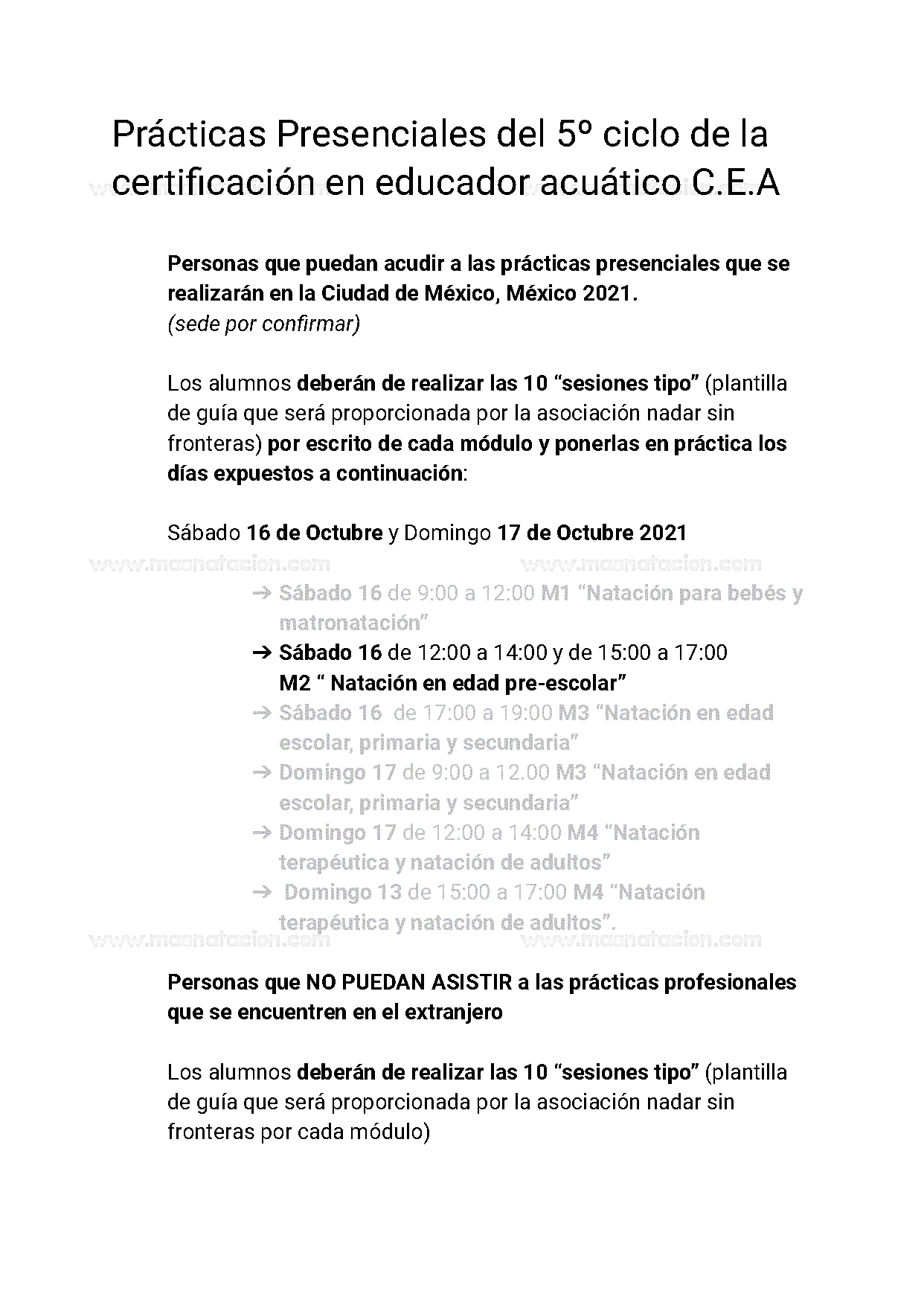 Módulo 2 Natación En Edad Pre-escolar 2021 - Página 6