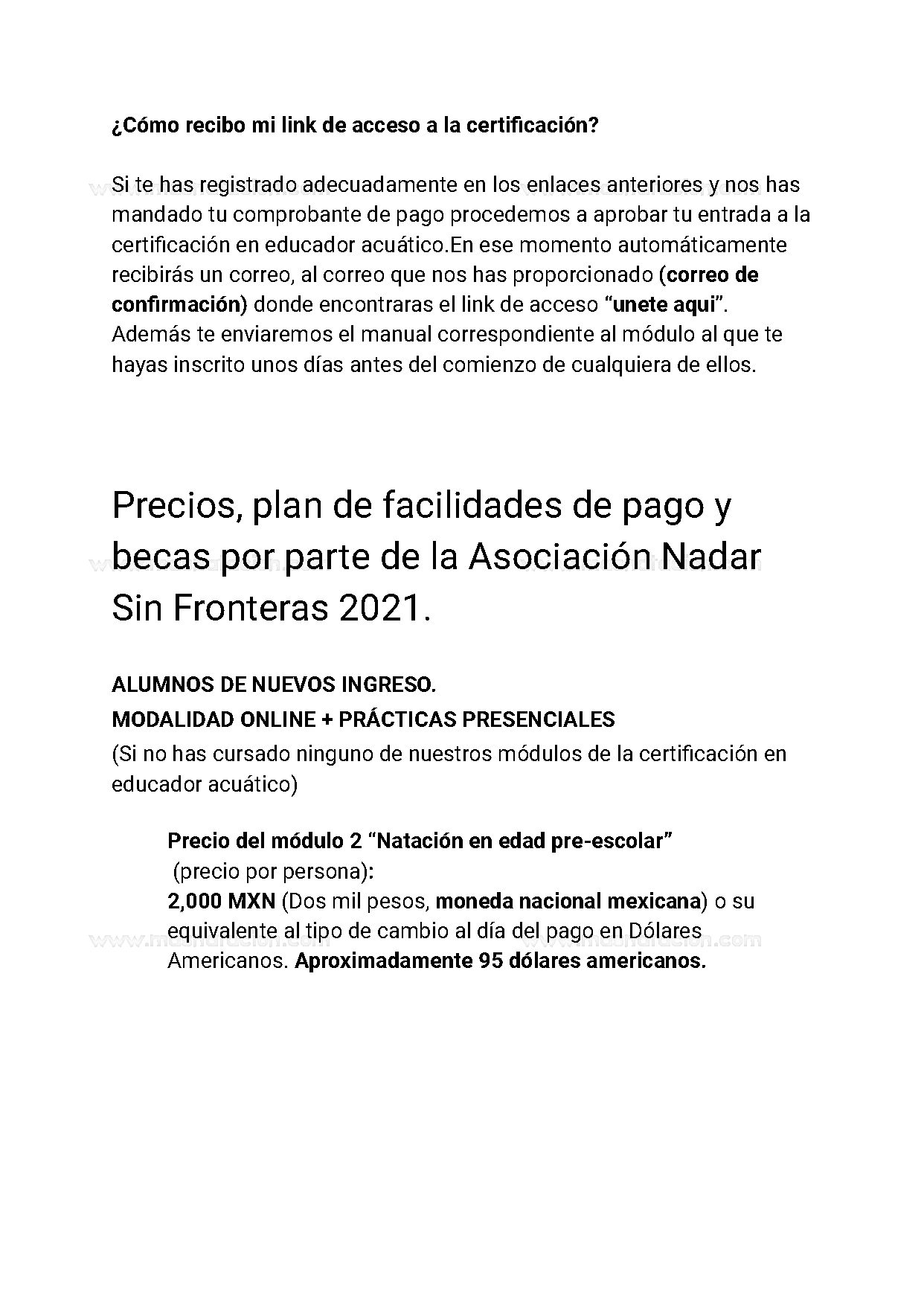 Módulo 2 Natación En Edad Pre-escolar 2021 - Página 8