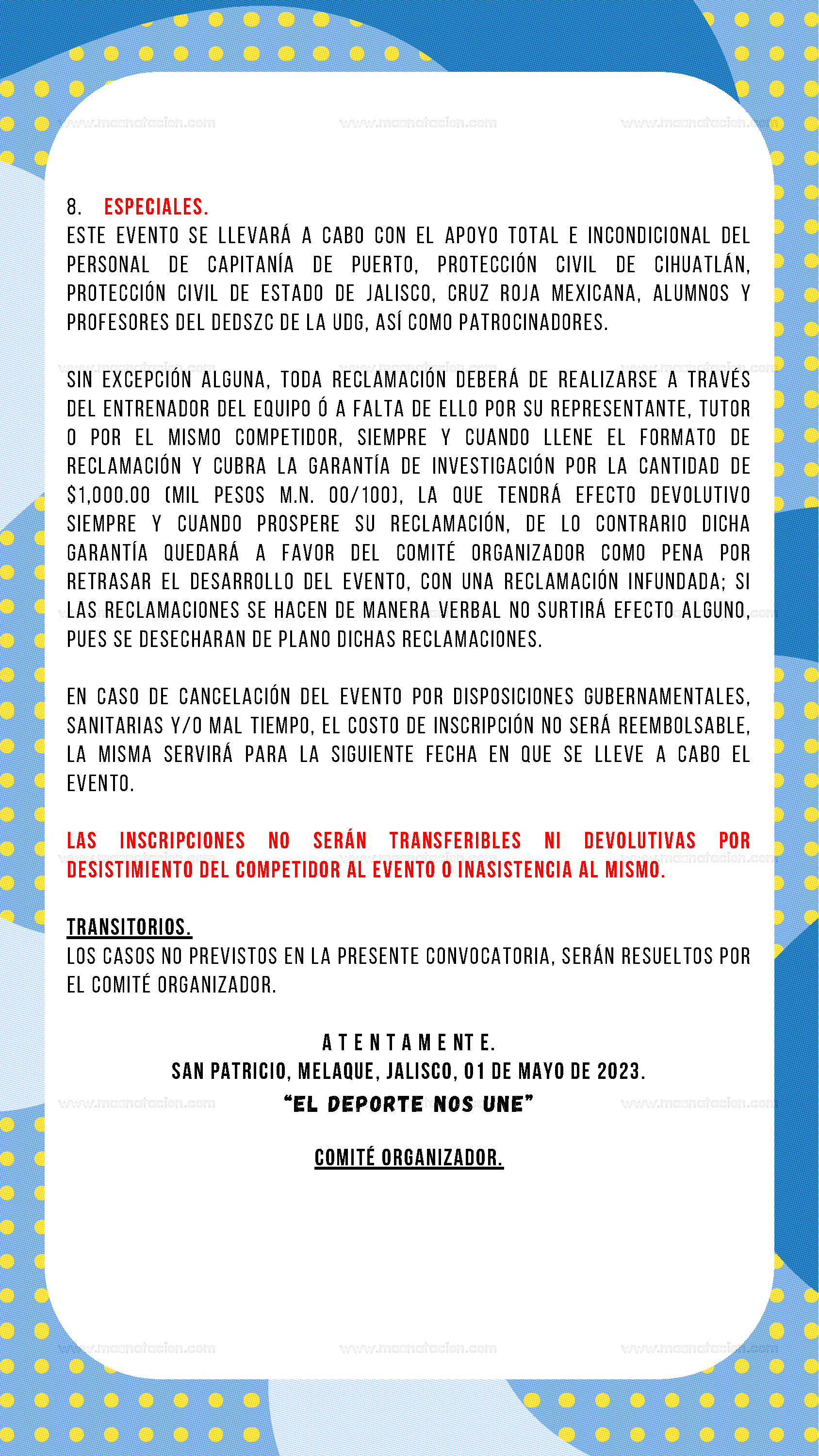 Gran Fondo En Aguas Abiertas Costalegre Fk 2023 - Página 5