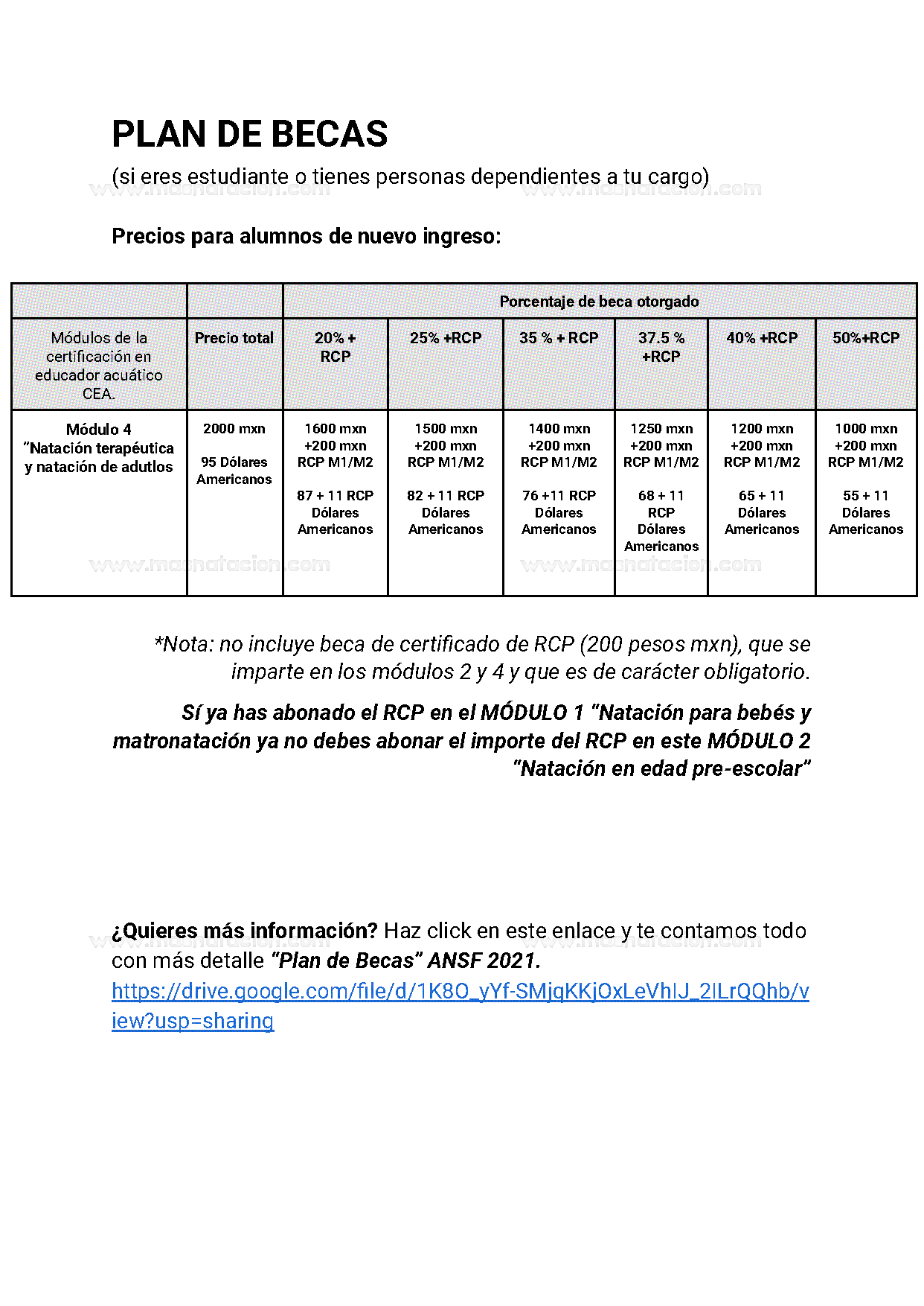 Módulo 4 Natación Terapéutica y Natación de Adultos 2021 - Página 10