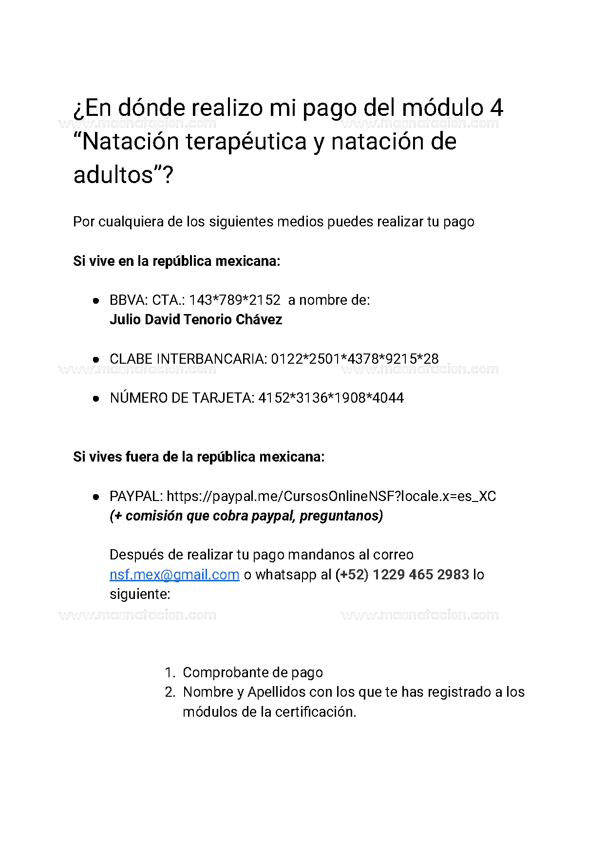 Módulo 4 Natación Terapéutica y Natación de Adultos 2021 - Página 6