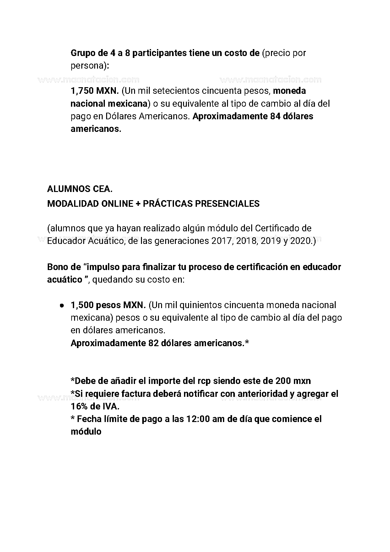 Módulo 4 Natación Terapéutica y Natación de Adultos 2021 - Página 8