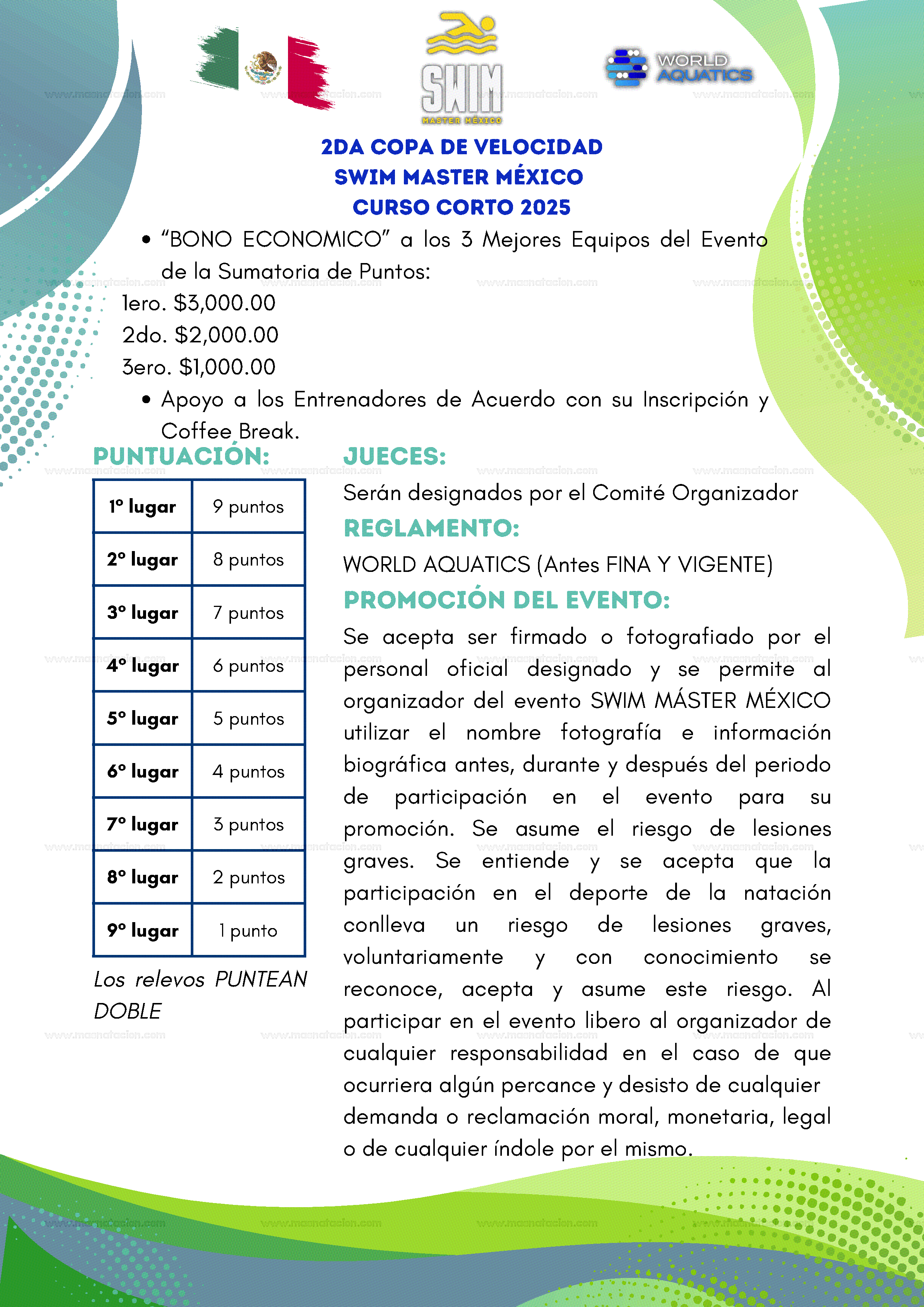 2da Copa De Velocidad Swim Master México Curso Corto 2025 - Página 4