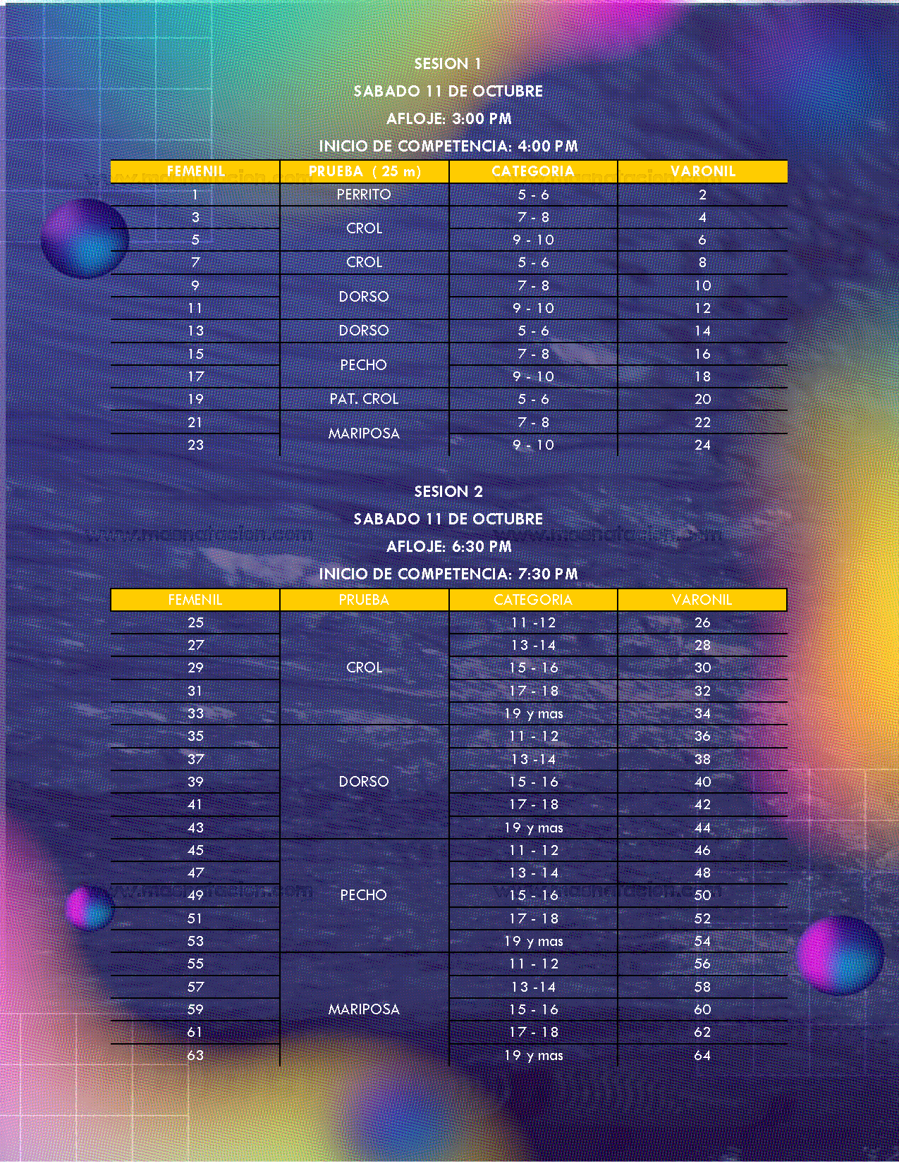 Amigos Neon Swim Life - Página 4