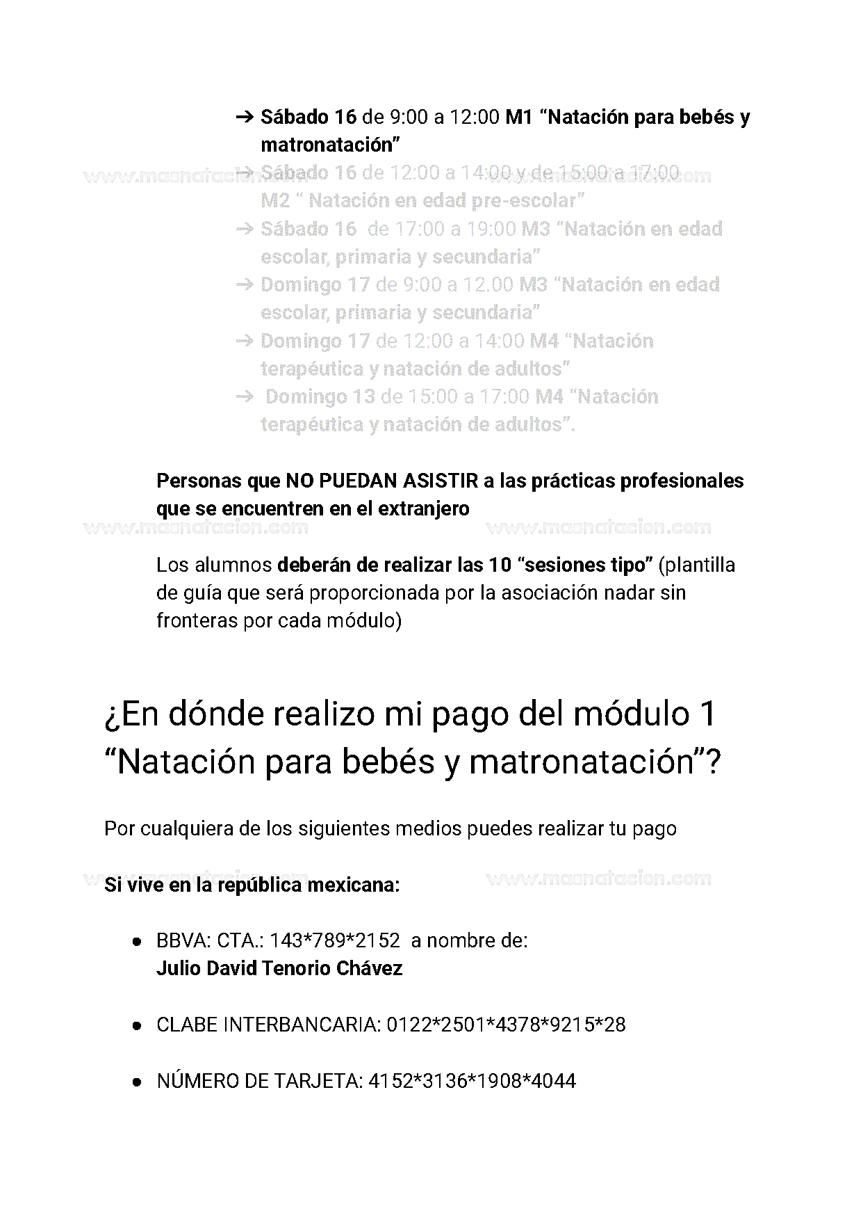 Módulo 1 Natación Para Bebés y Matronatación 2021 - Página 5