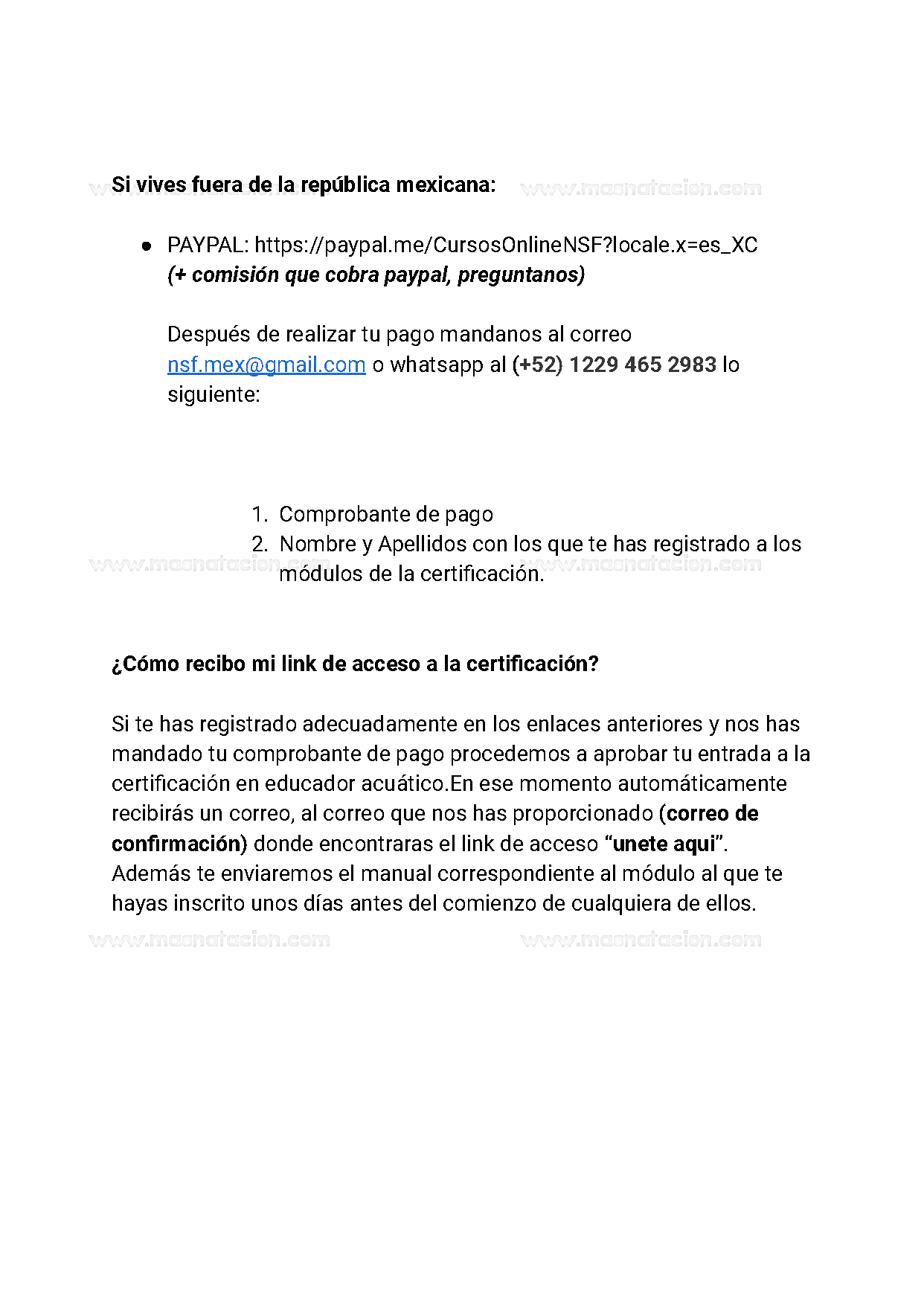 Módulo 1 Natación Para Bebés y Matronatación 2021 - Página 6