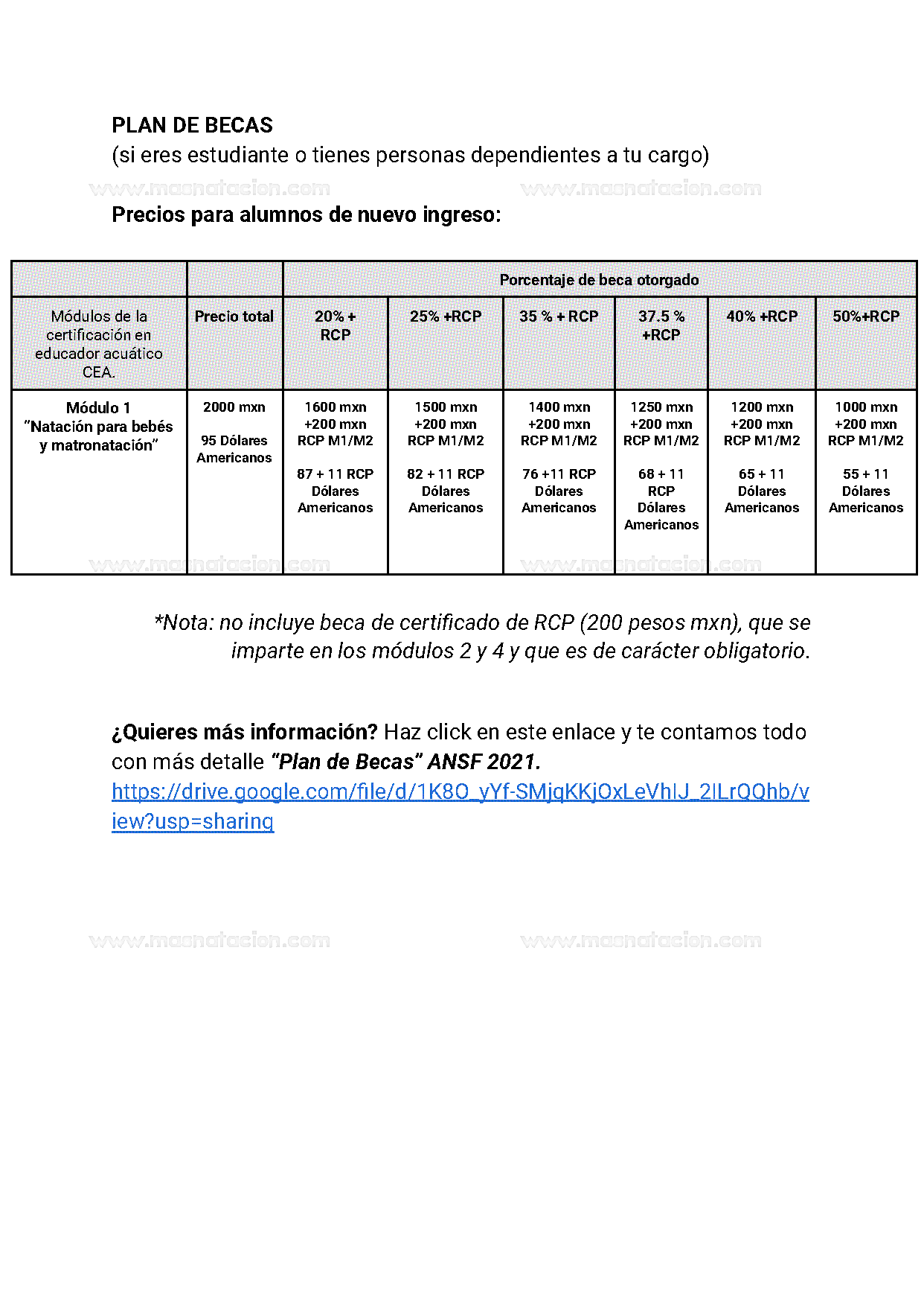 Módulo 1 Natación Para Bebés y Matronatación 2021 - Página 9