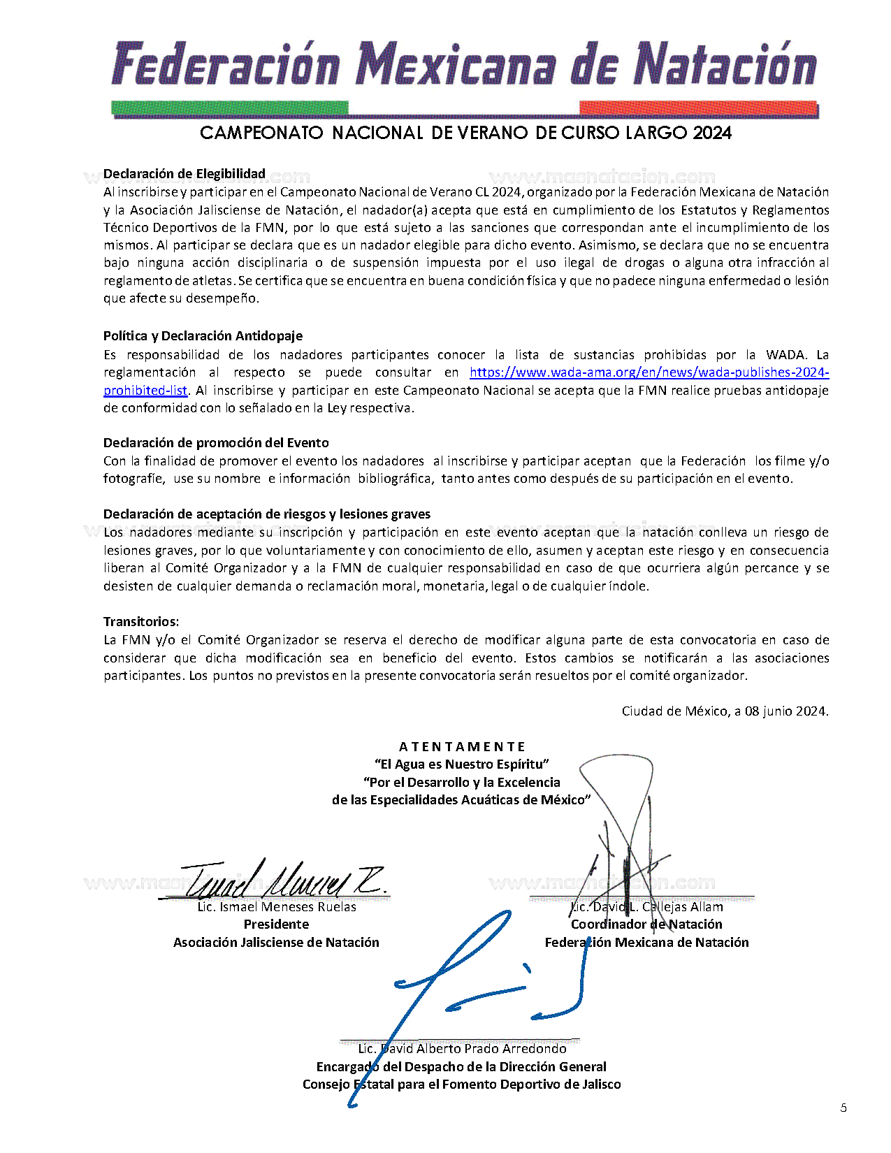 Campeonato Nacional De Verano De Curso Largo 2024 - Página 5