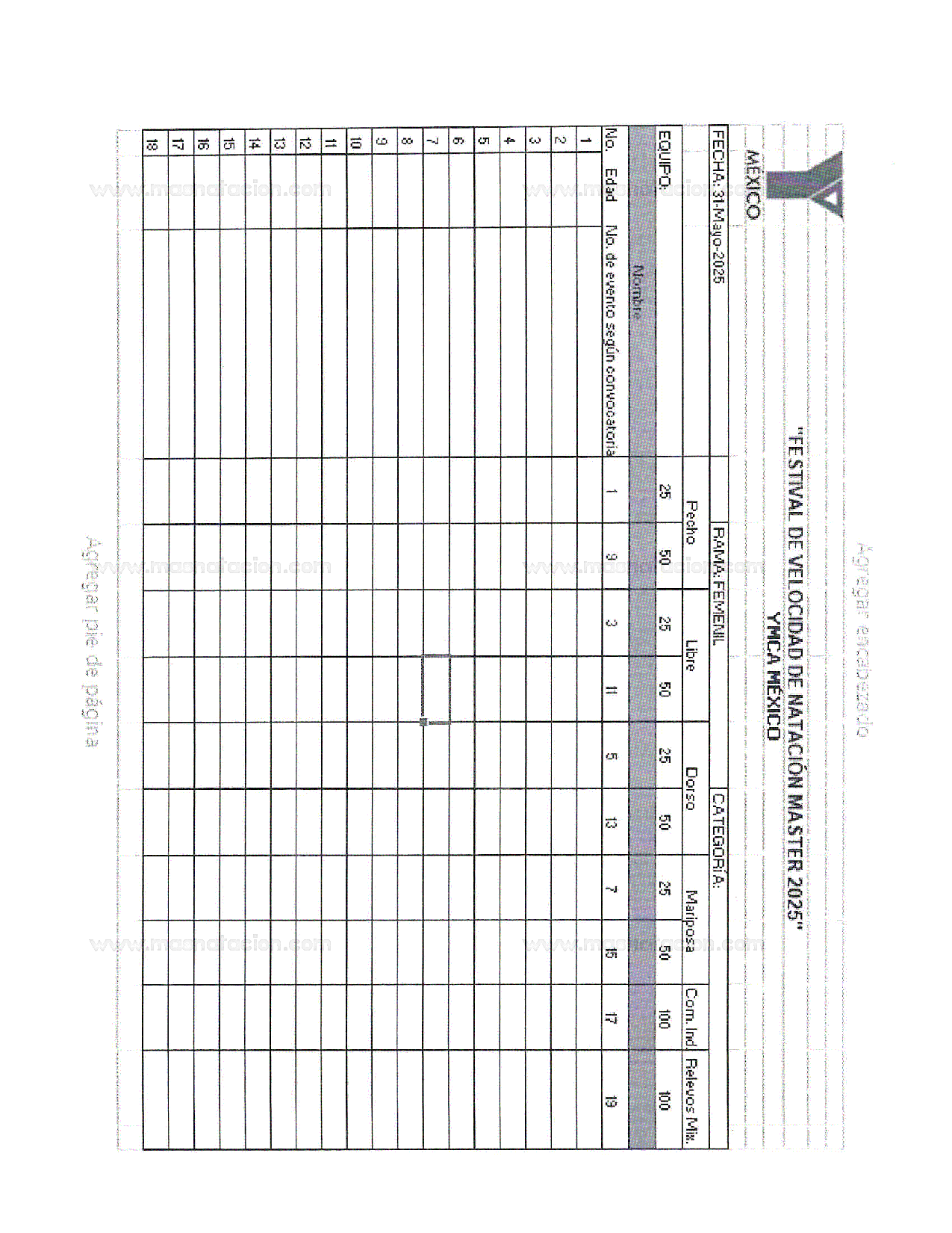 XVIII Festival De Velocidad De Natacion Master 2025 - Página 6