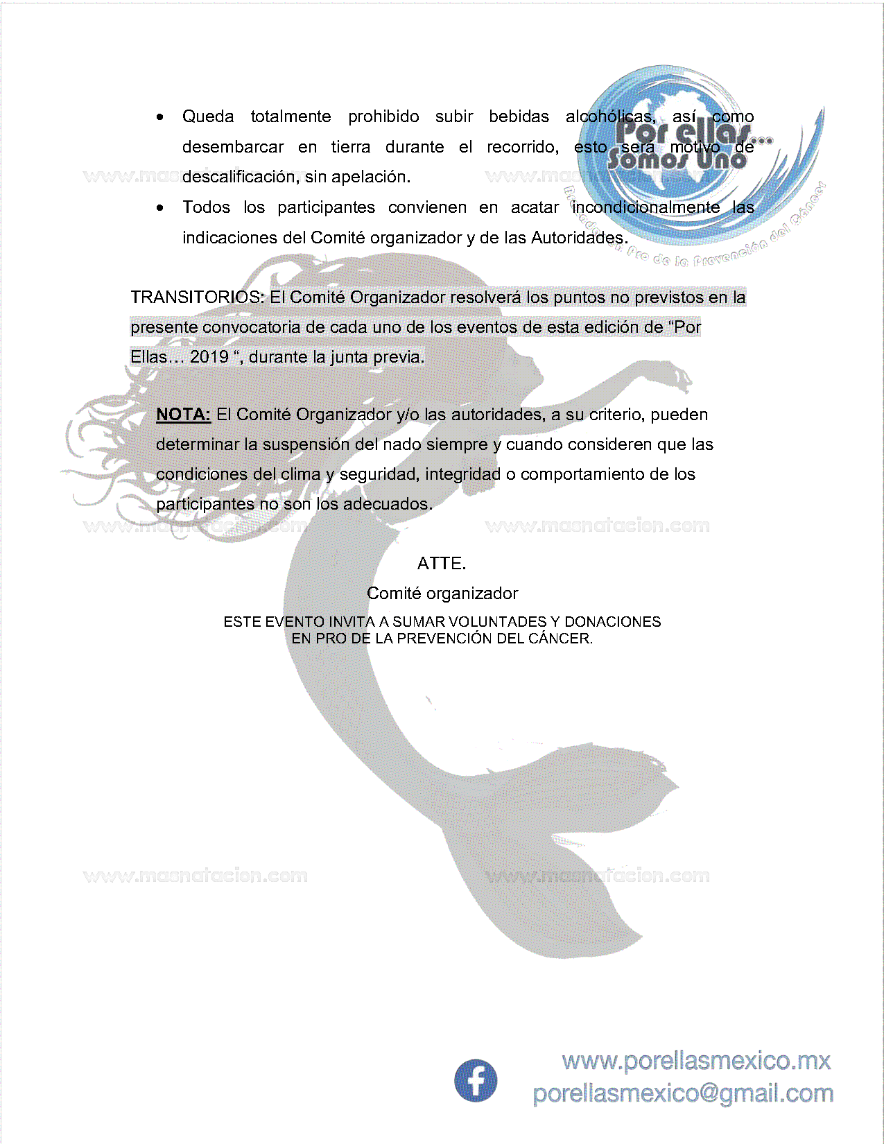 XI el Mar de Cortés, 2019. Brazadas En Pro de la Prevención del Cáncer - Página 11