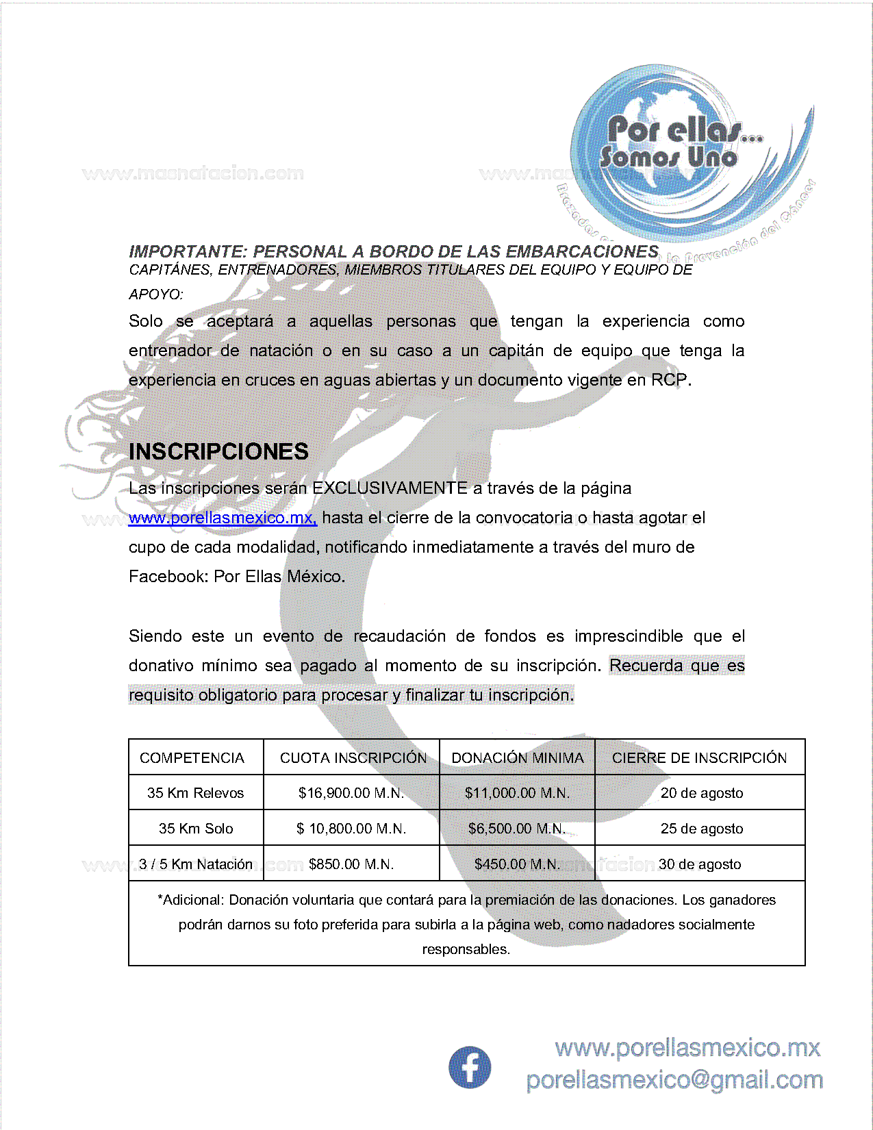 XI el Mar de Cortés, 2019. Brazadas En Pro de la Prevención del Cáncer - Página 7