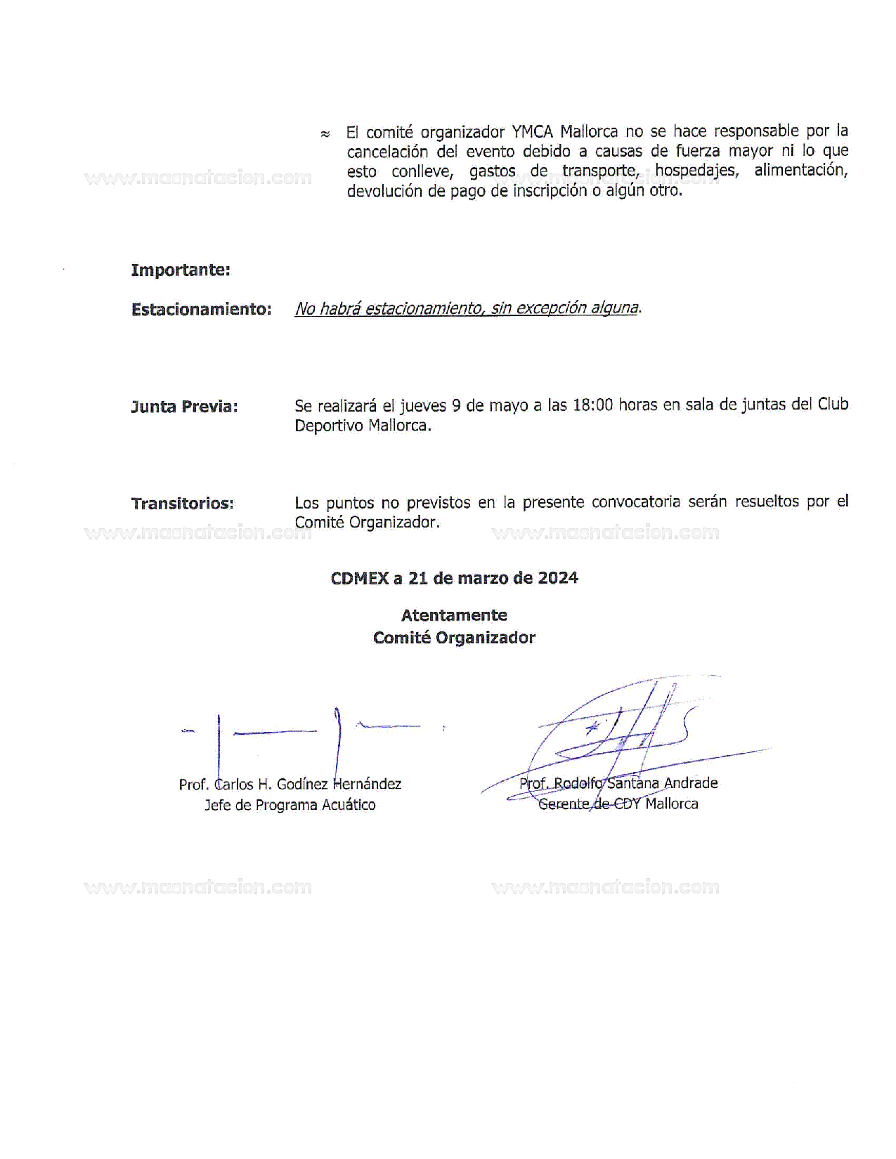 XVII Festival De Velocidad De Natacion Master Ymca 2024 - Página 4