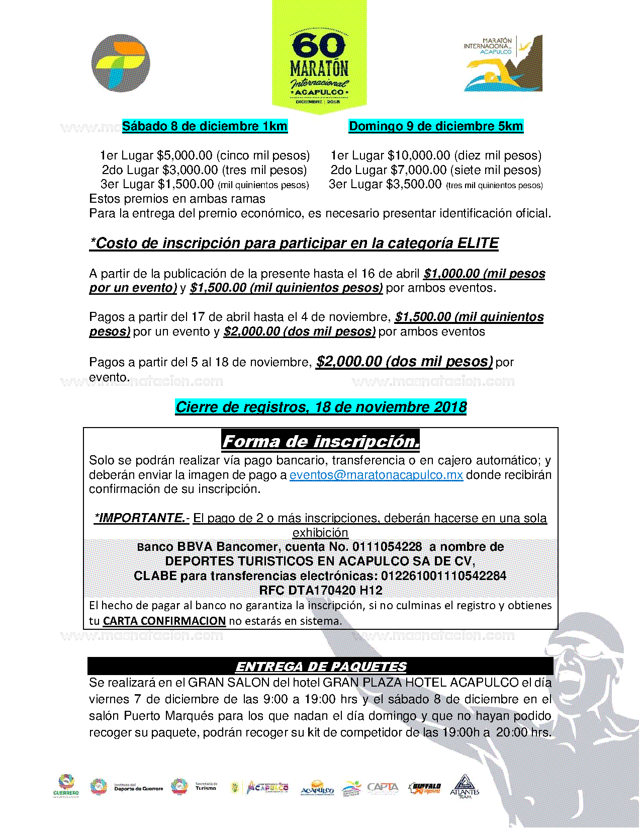 60 Maratón Internacional Acapulco 2018 - Página 4