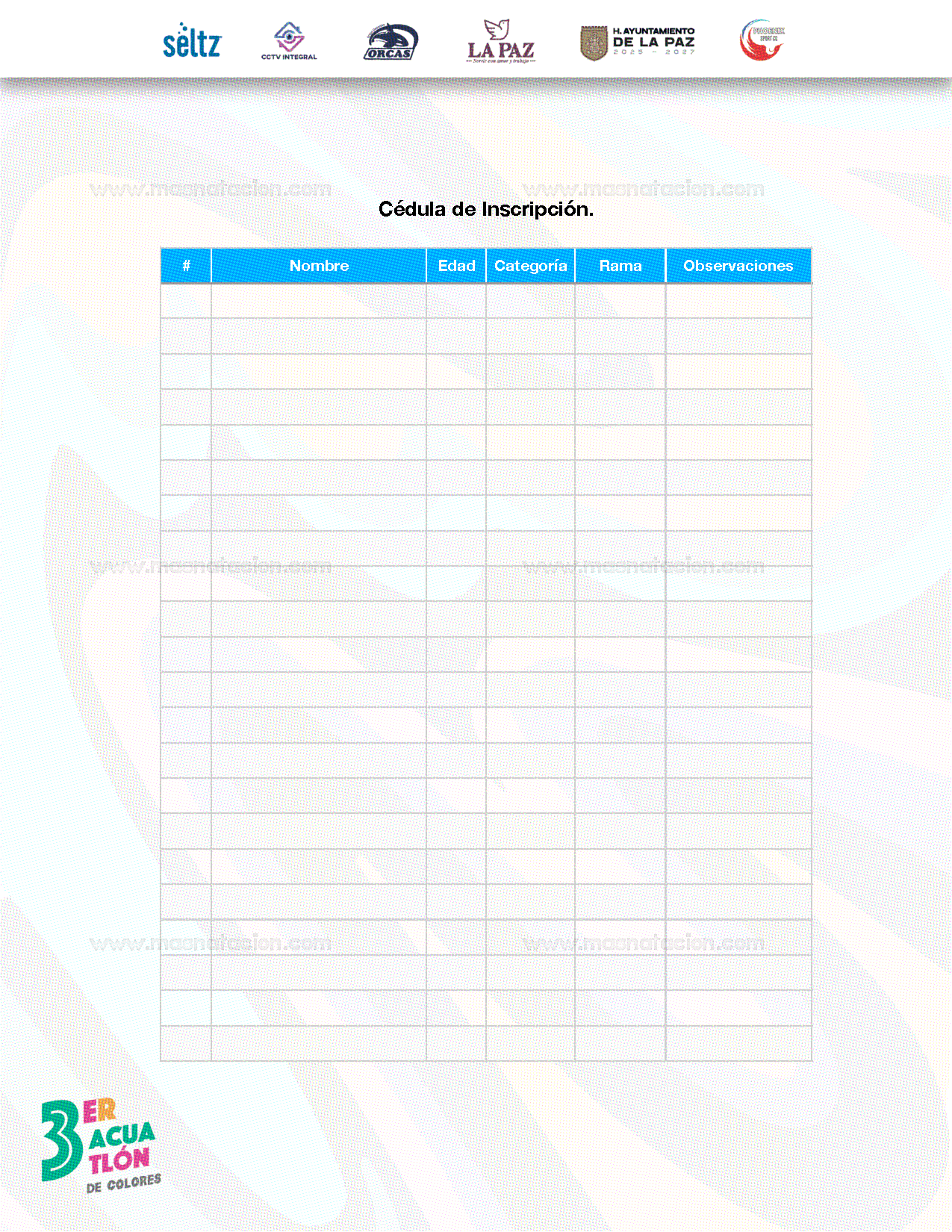 3er Acuatlón De Colores - Página 7