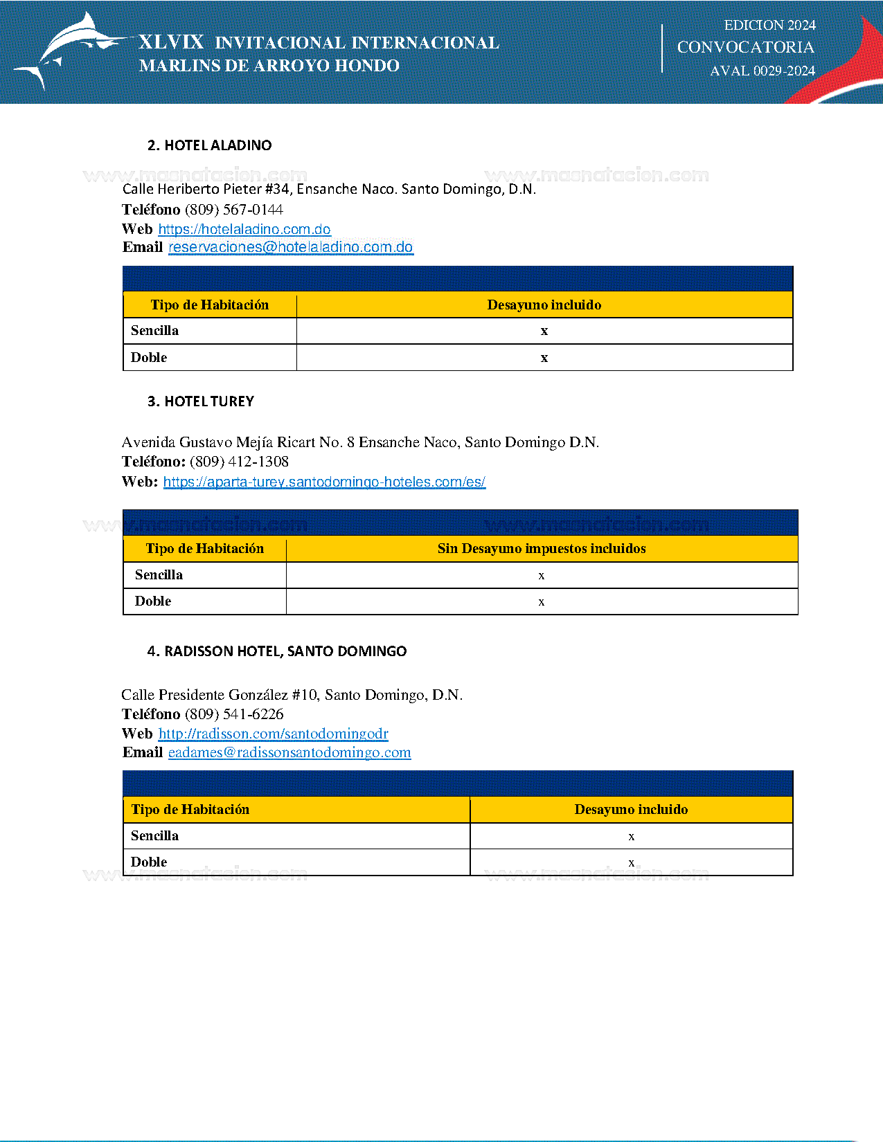 XLIX Invitacional Internacional De Natacion Marlins De Arroyo Hondo 2024 - Página 9
