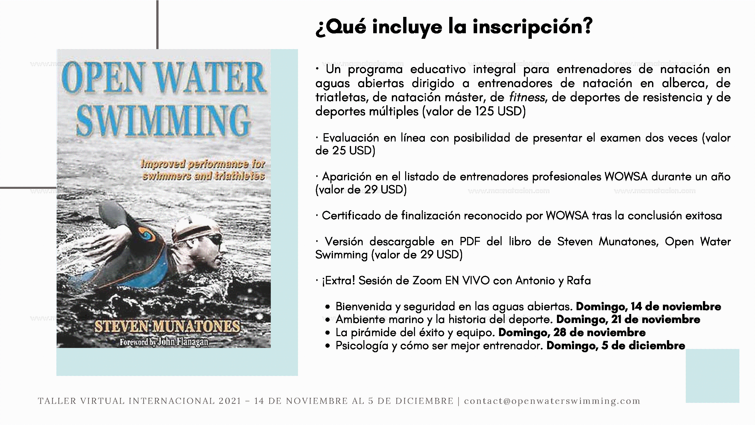 Programa Educativo Para Entrenadores de Aguas Abiertas - Página 6