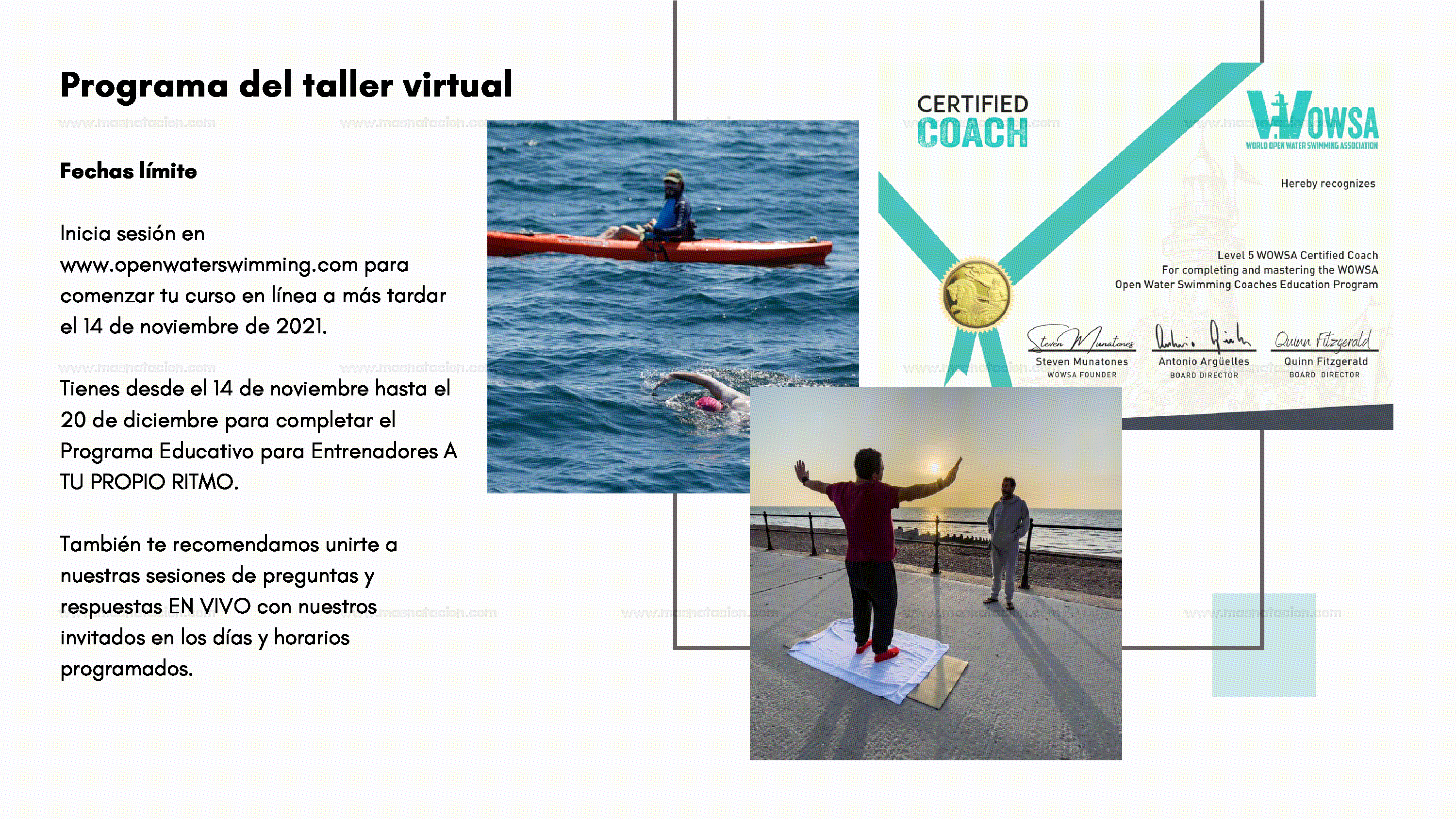 Programa Educativo Para Entrenadores de Aguas Abiertas - Página 7