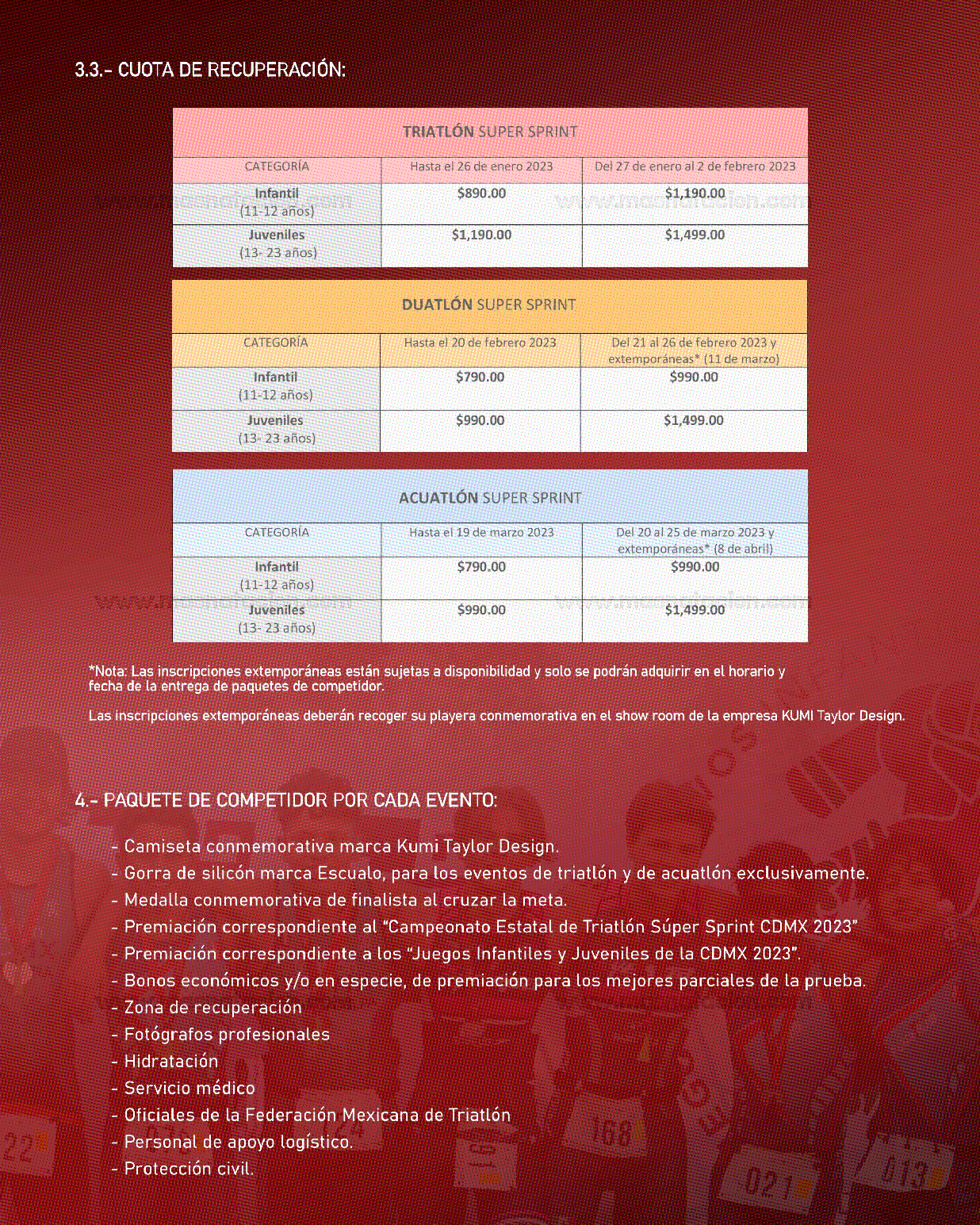 Campeonato Cdmx Súper Sprint de Triatlón 2023. - Página 8
