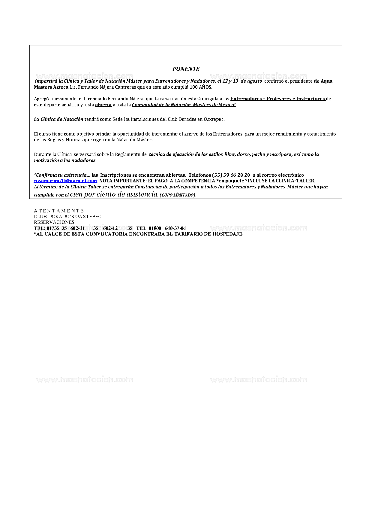 Campeonato De Estrellas  Natación Masters Curso Corto 2022 - Página 5