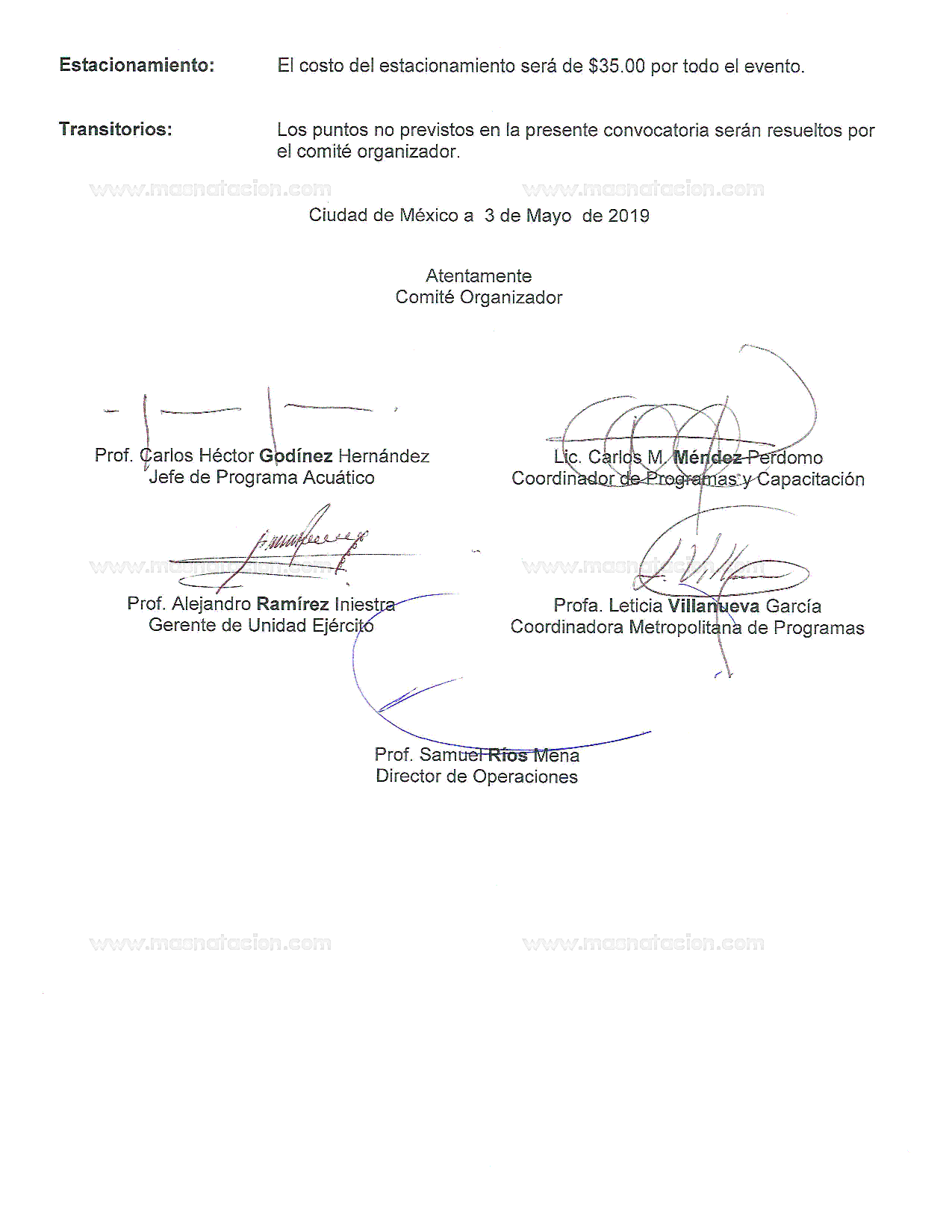 XXXIV Encuentro Nacional Ymca Master de Natación Curso Corto 2019 - Página 4