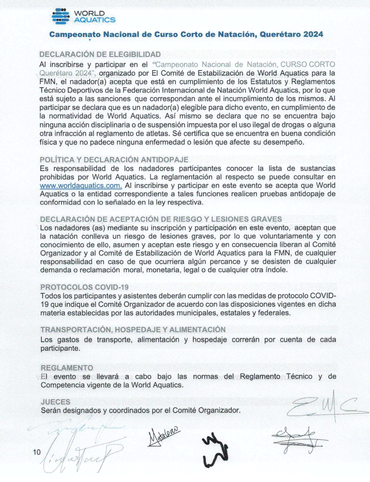 Campeonato Nacional De Curso Corto De Natacion Queretaro 2024 - Página 10