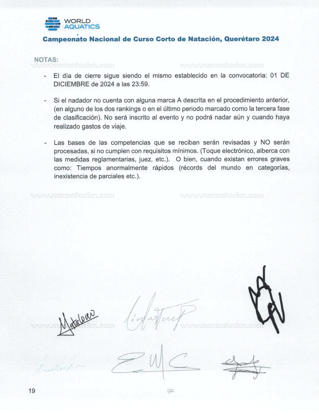 Campeonato Nacional De Curso Corto De Natacion Queretaro 2024 - Página 19