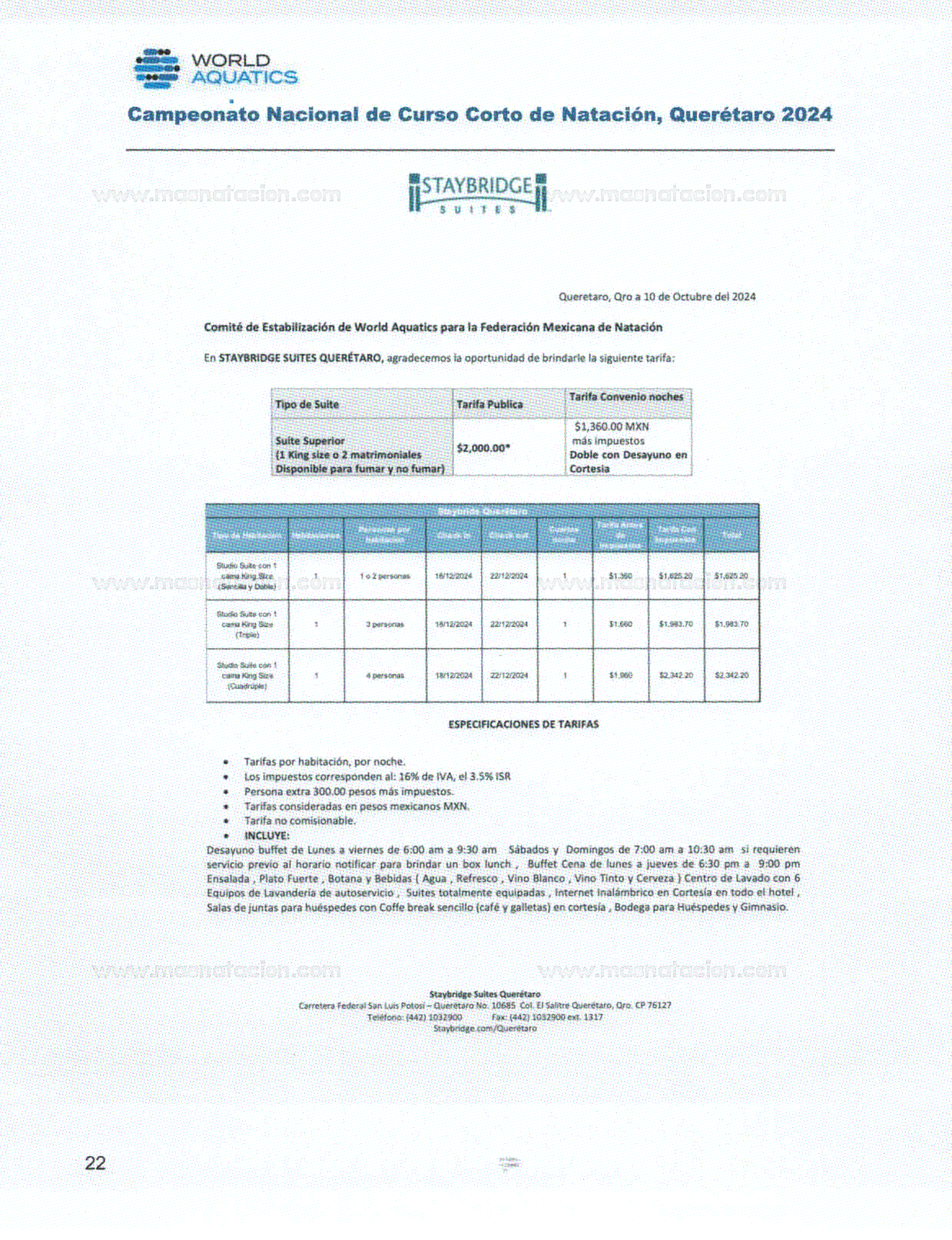 Campeonato Nacional De Curso Corto De Natacion Queretaro 2024 - Página 22