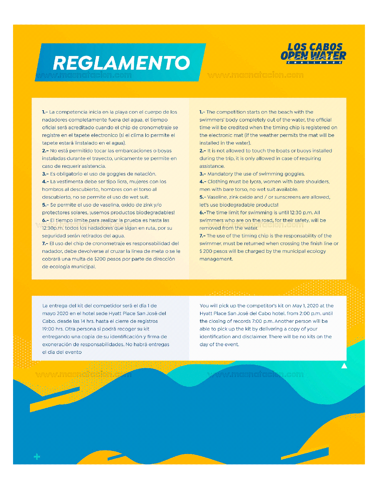 7ma Edición Los Cabos Open Water 2020 - Página 4